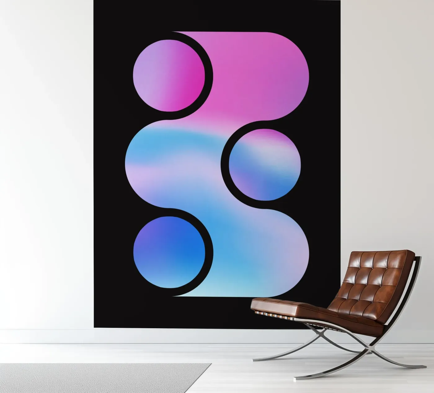 Gradient Shape • 1 fotobehang van color&shape