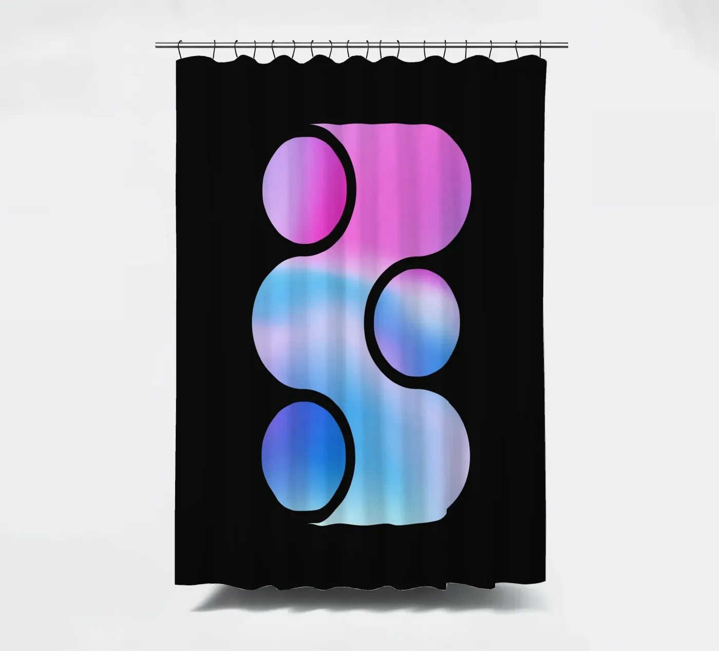 Gradient Shape • 1 Duschvorhang von color&shape