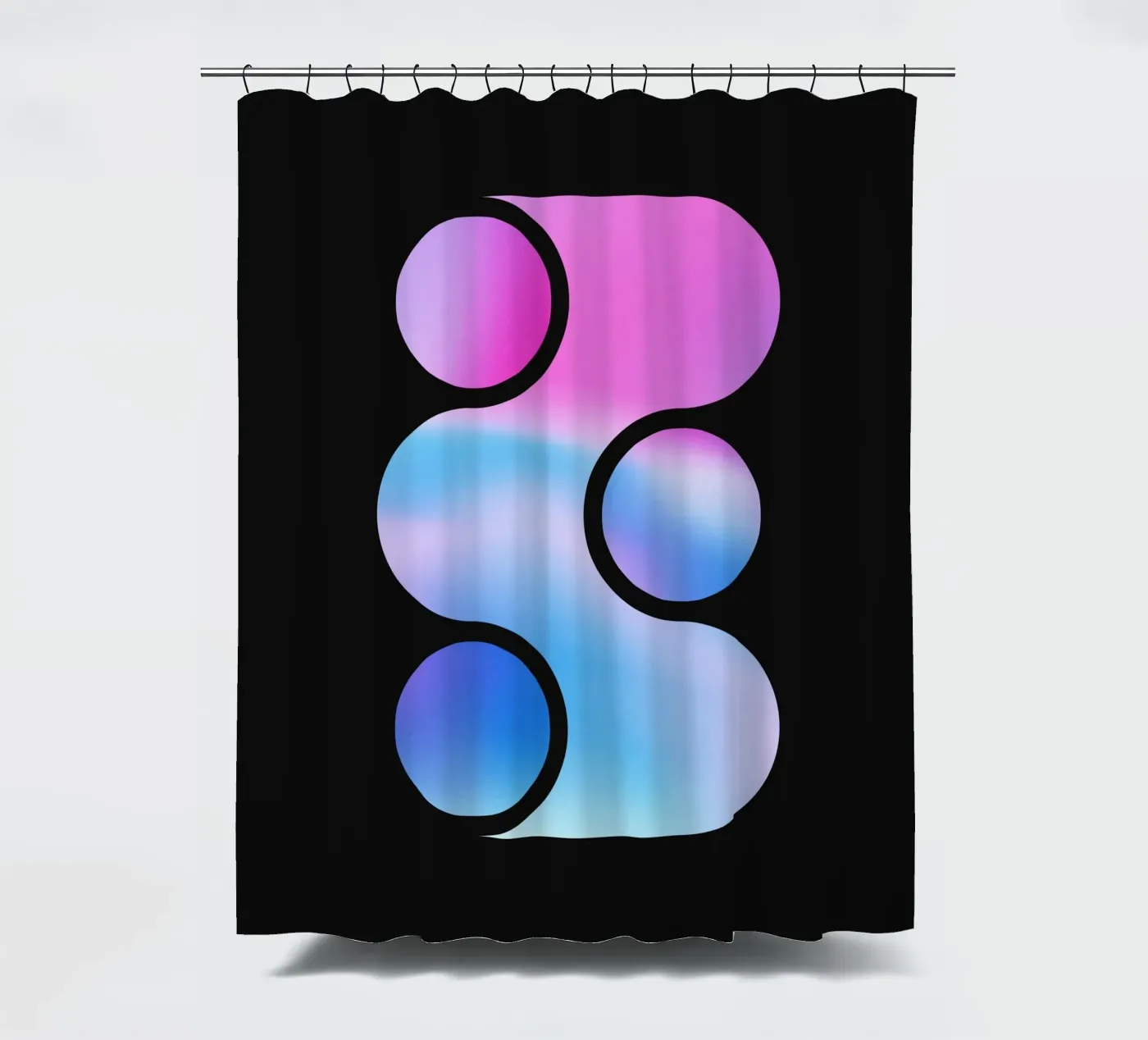 Gradient Shape • 1 Duschvorhang von color&shape