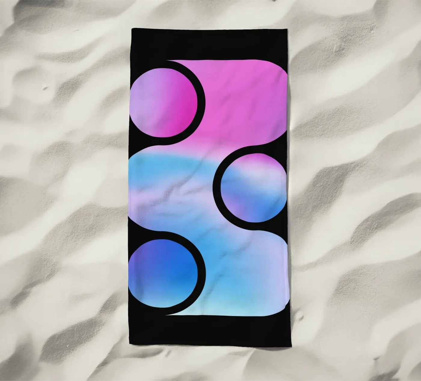 Gradient Shape • 1 strandhanddoek van color&shape