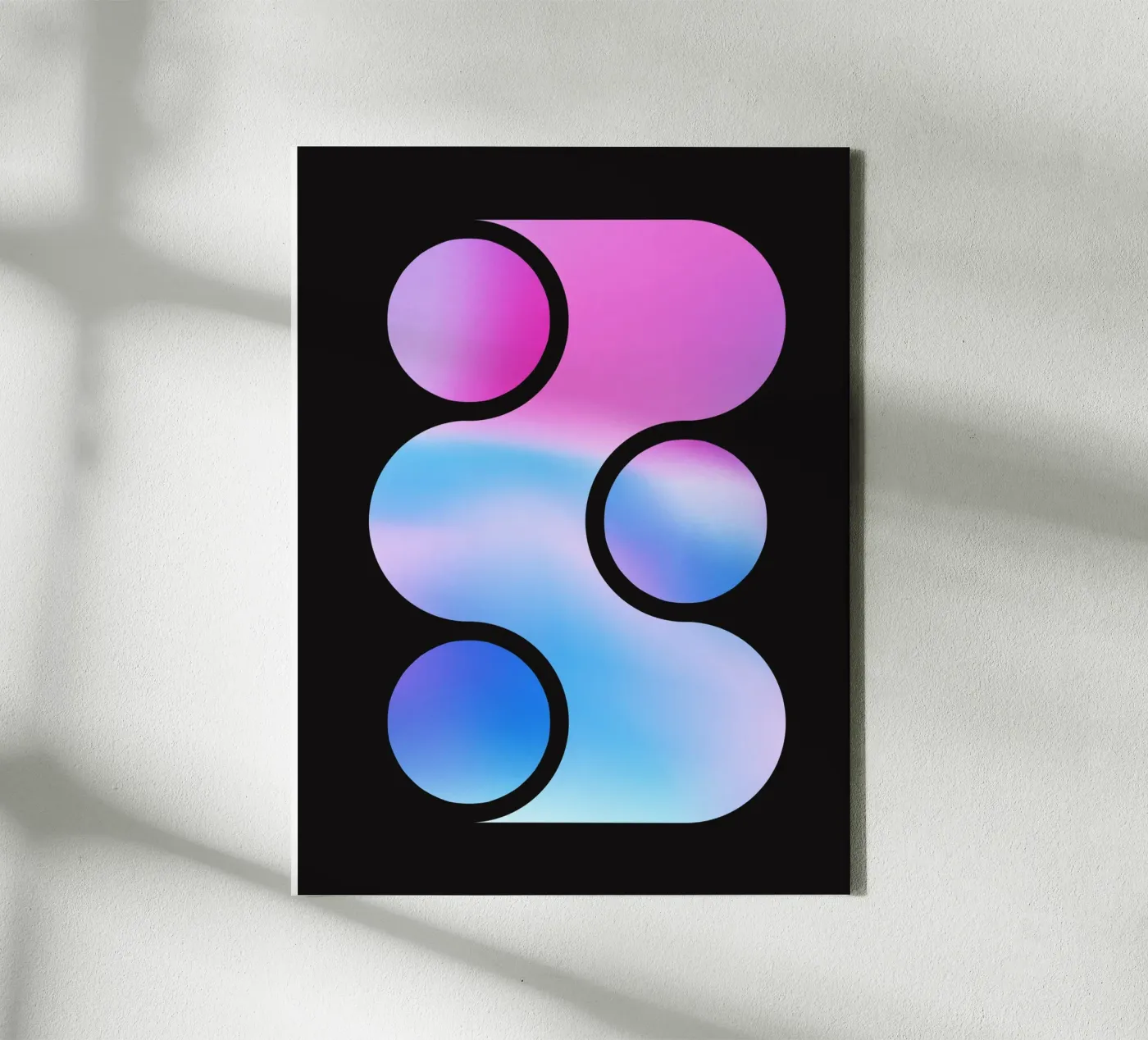 Gradient Shape • 1 Leinwand von color&shape