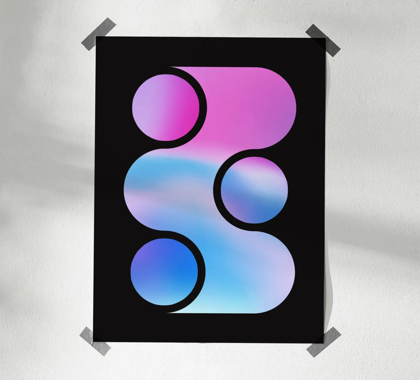 Gradient Shape • 1 Poster von color&shape