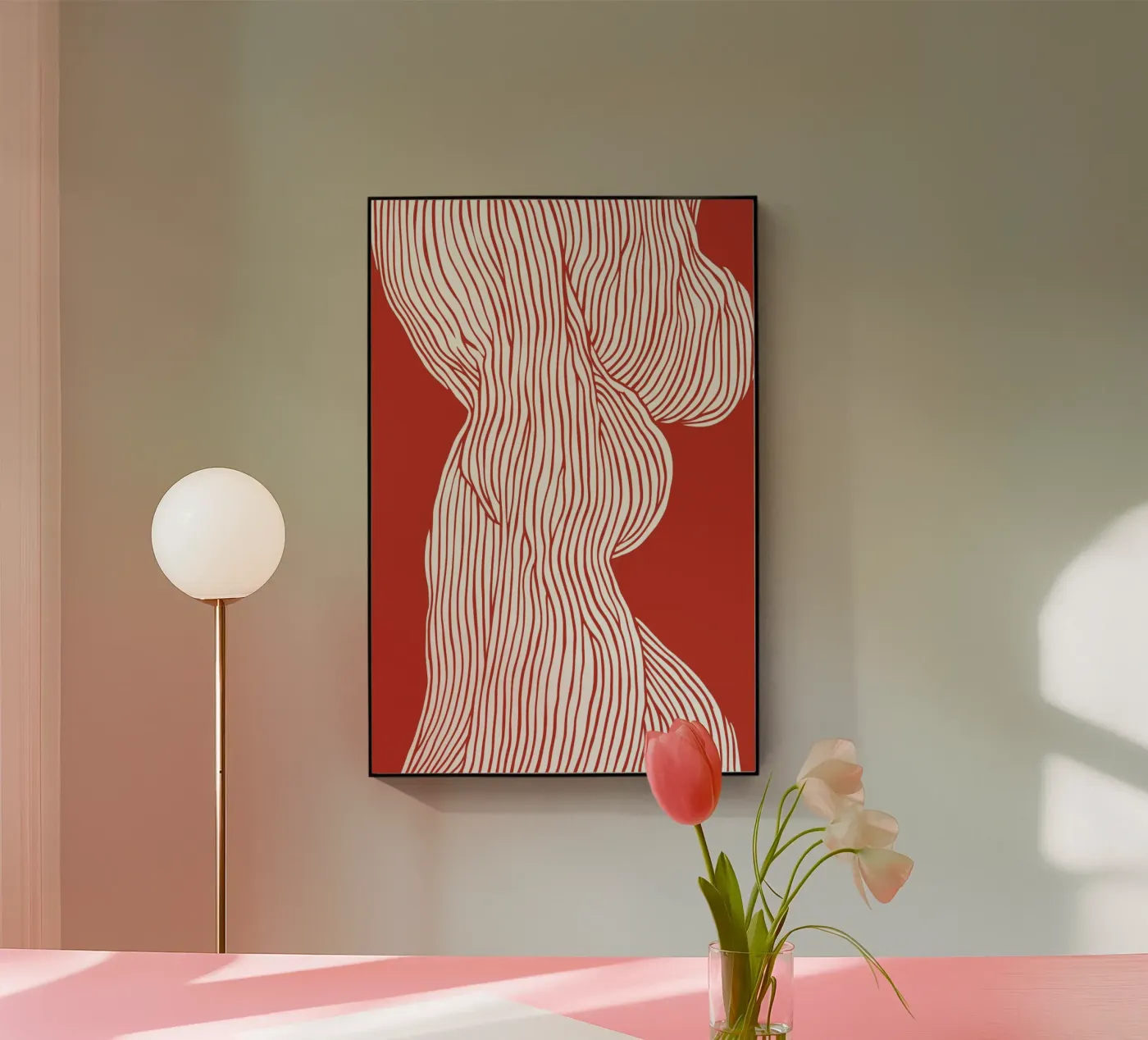 Fibers (Red) plexiglass da treechild