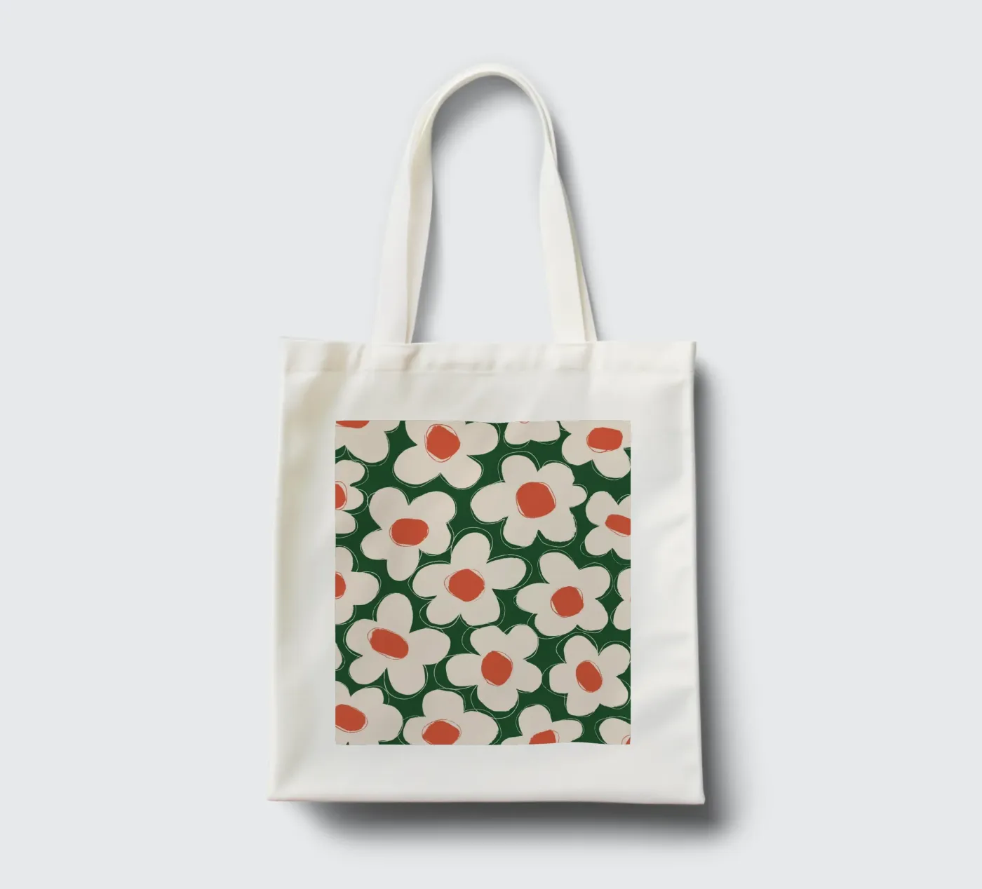 Daisy Pattern tote bag by treechild