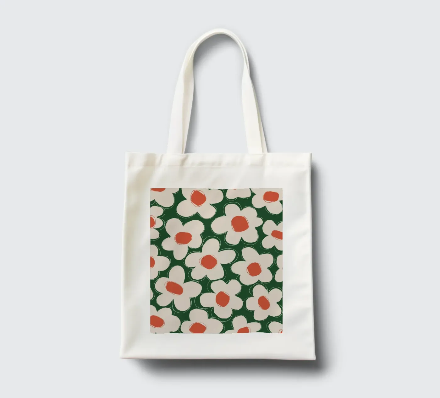 Daisy Pattern tote bag by treechild
