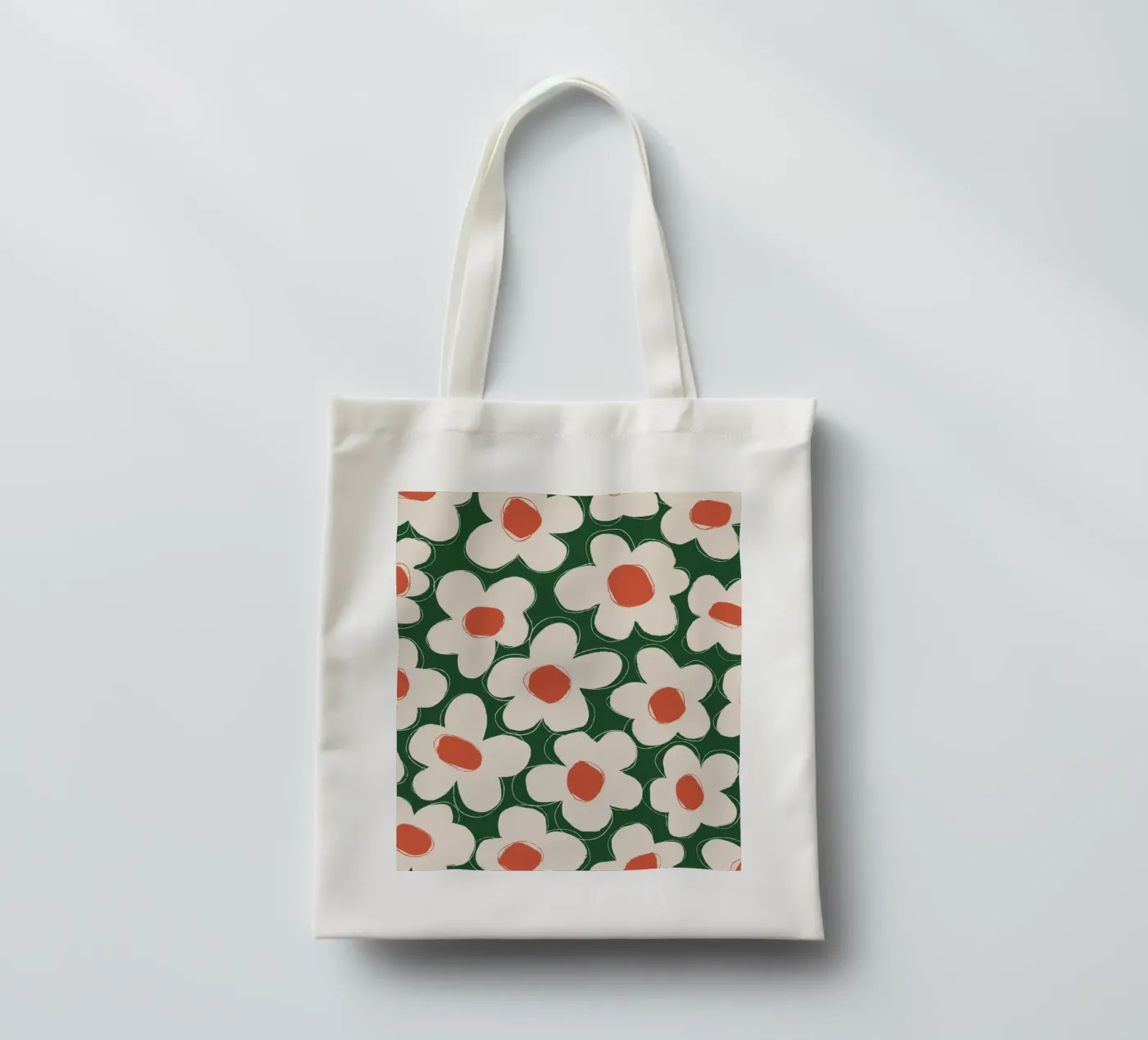 Daisy Pattern tote bag by treechild