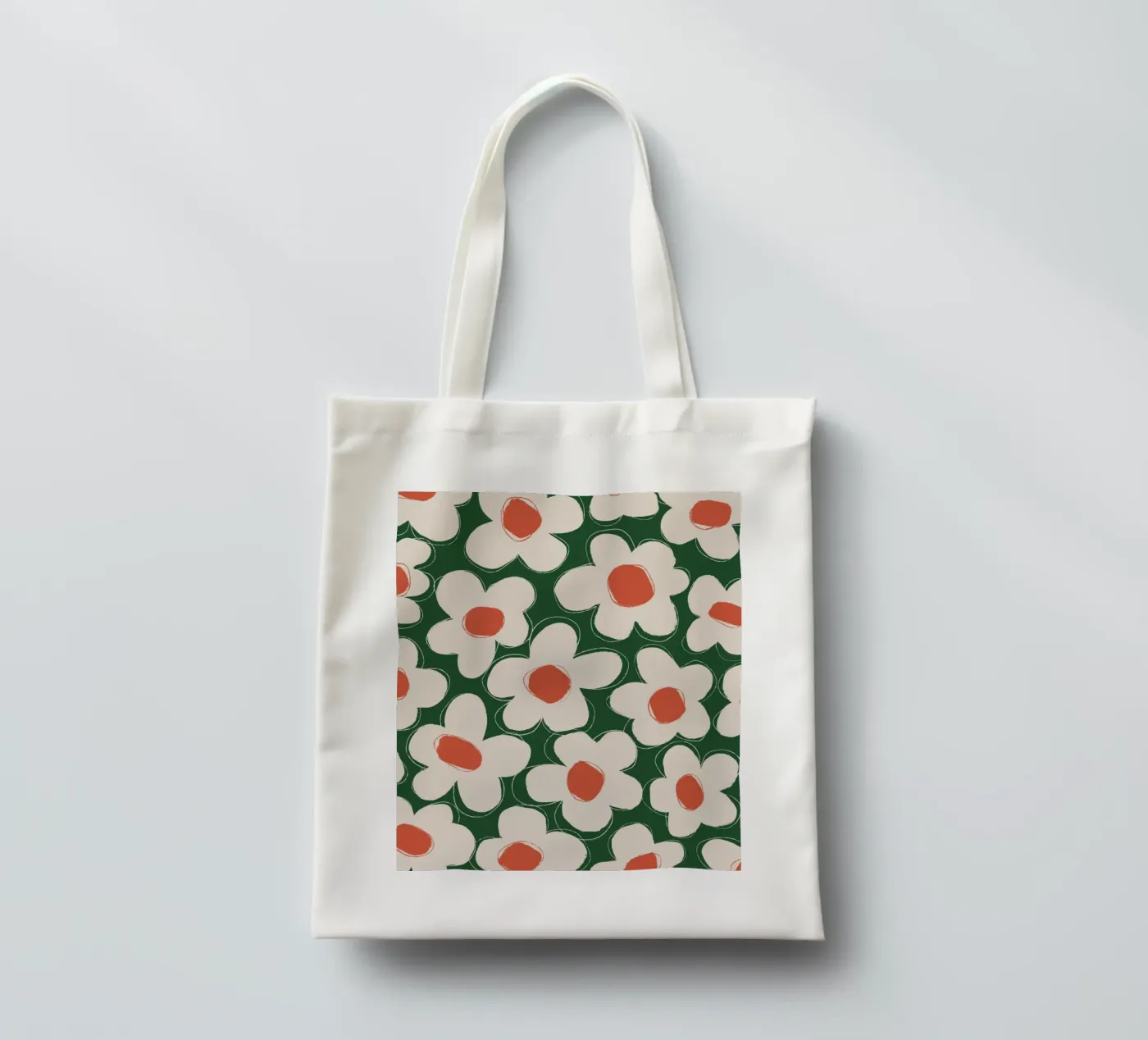 Daisy Pattern tote bag by treechild