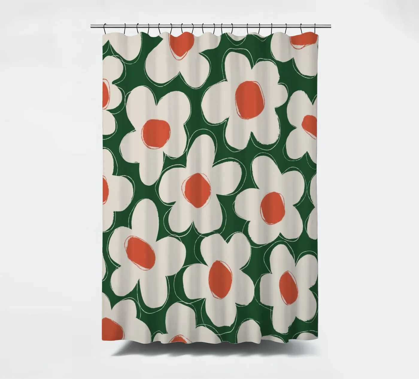 Daisy Pattern Duschvorhang von treechild