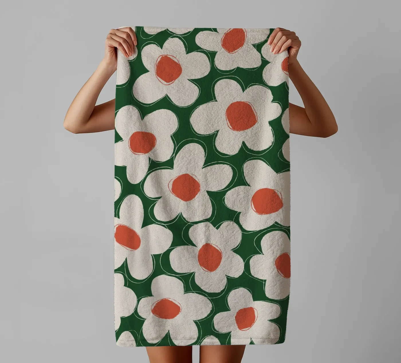Daisy Pattern serviette de bain de treechild