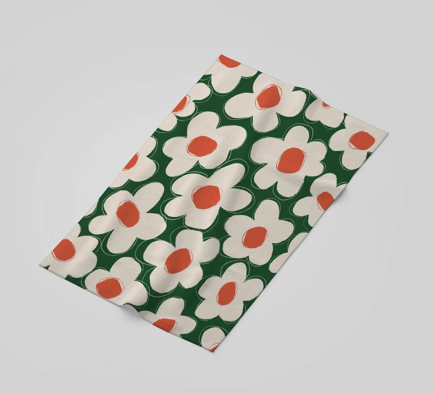 Daisy Pattern Strandtuch von treechild