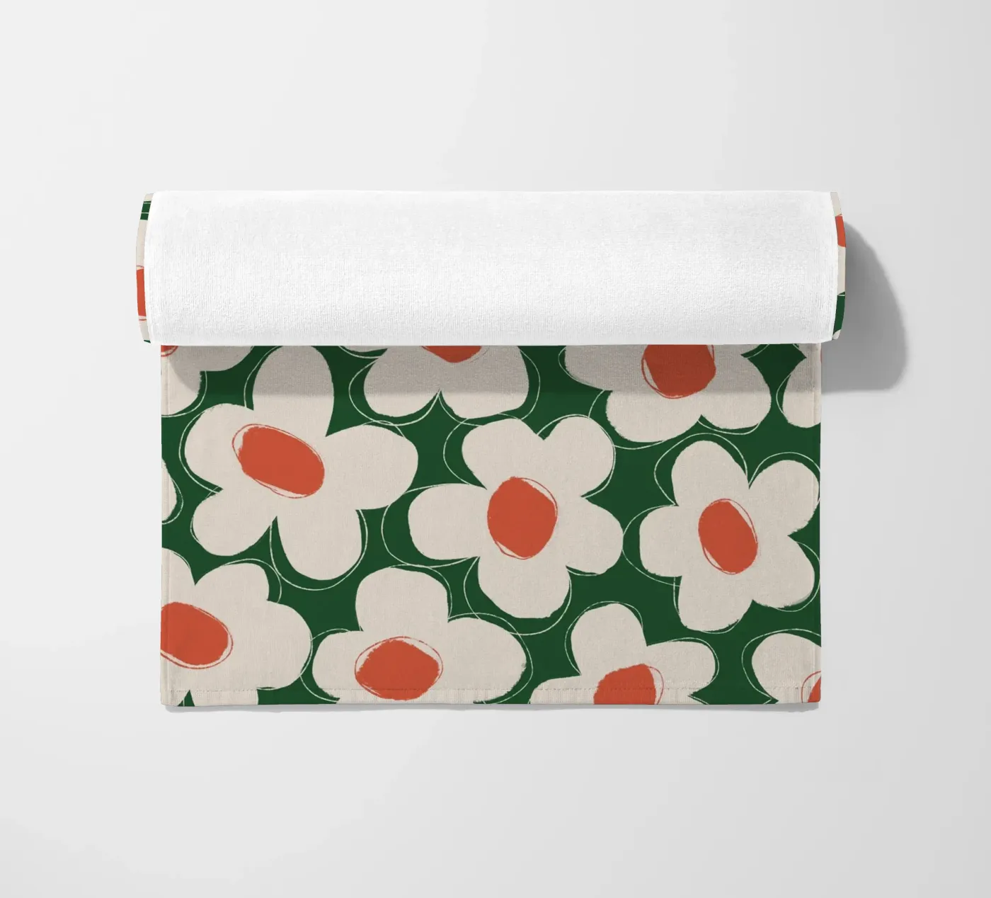 Daisy Pattern Strandtuch von treechild