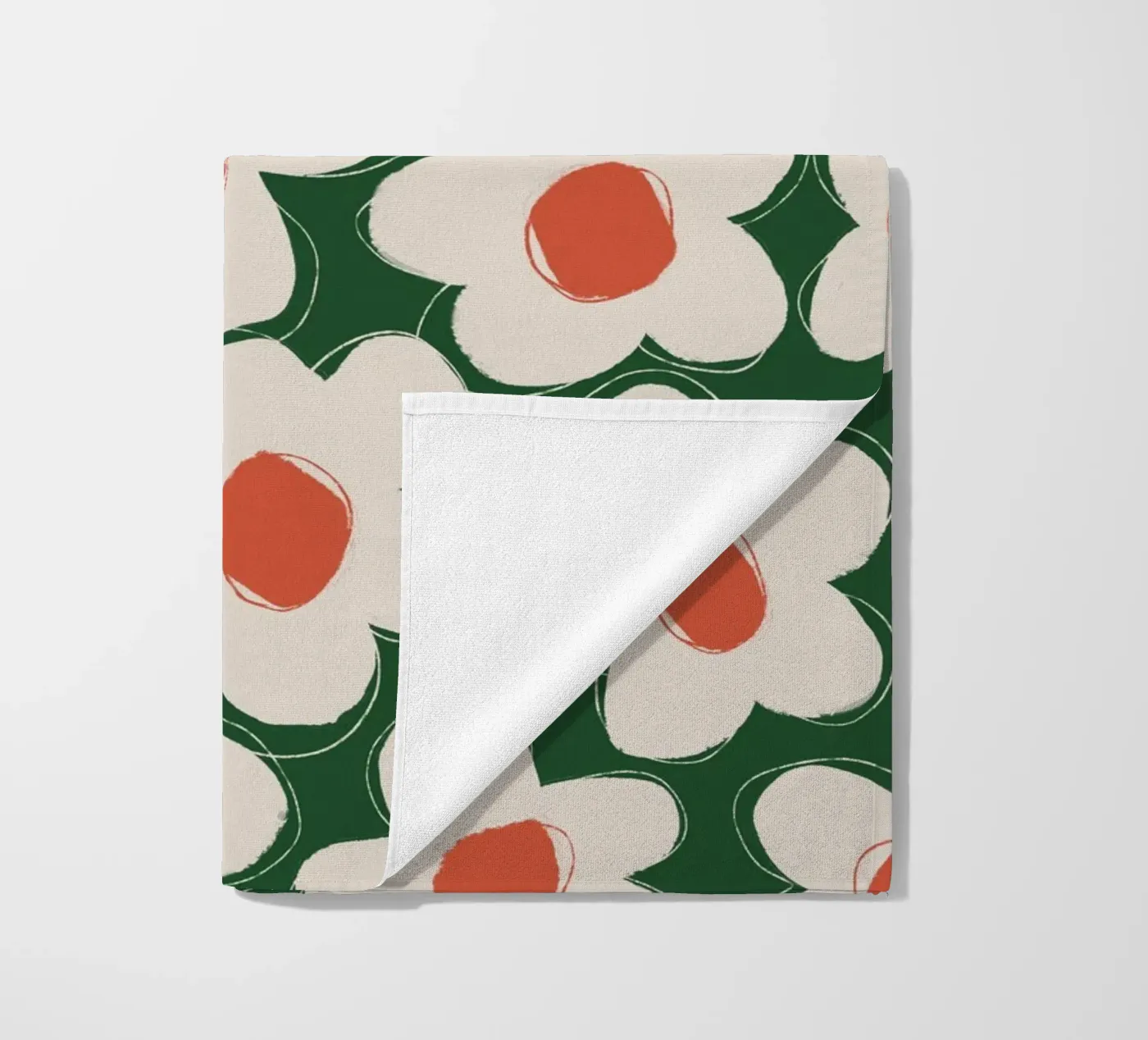Daisy Pattern Strandtuch von treechild