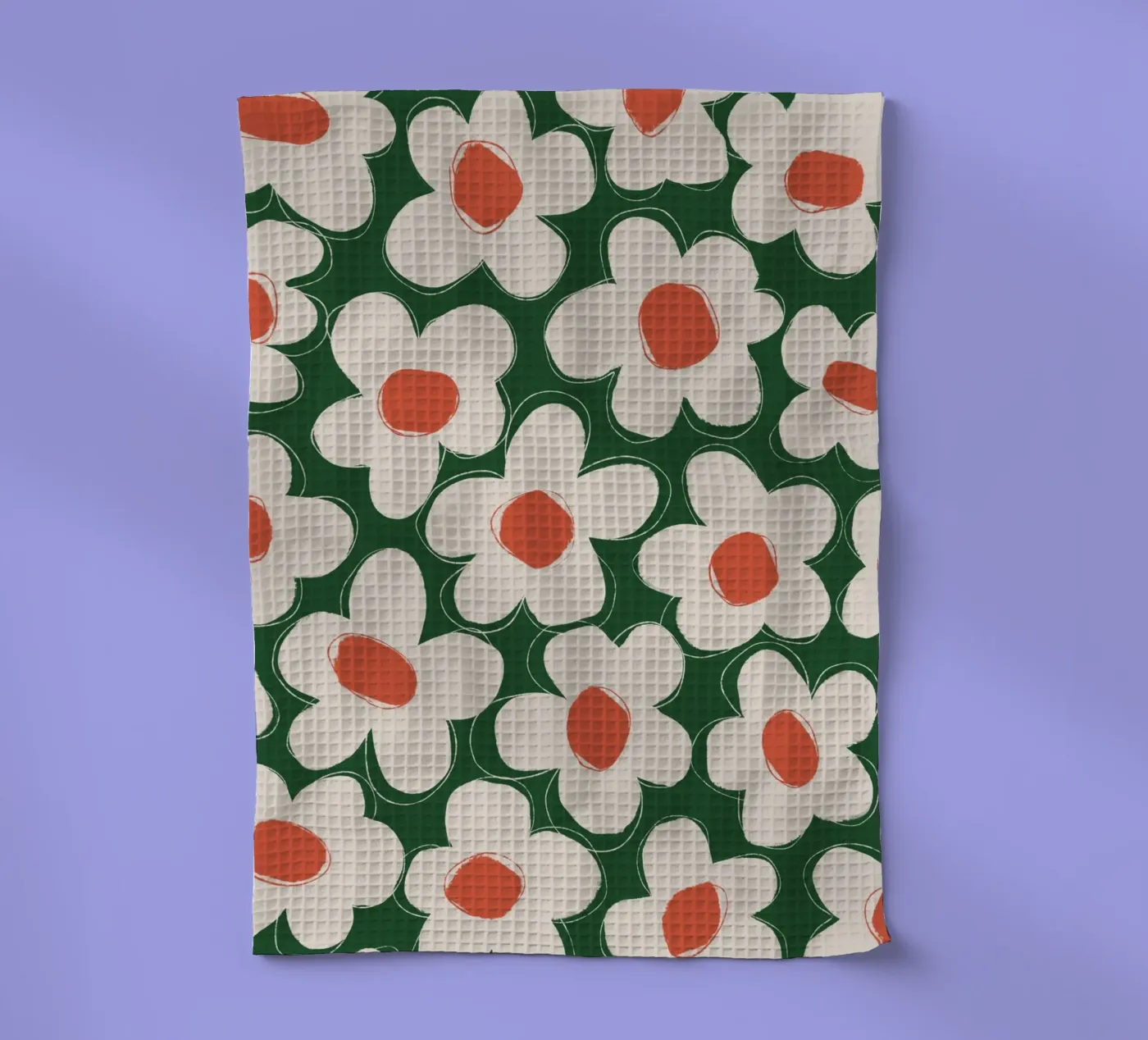 Daisy Pattern Geschirrtuch von treechild