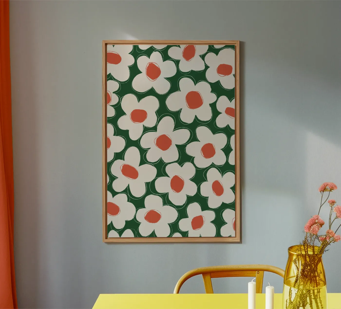 Daisy Pattern Forex-Platte von treechild