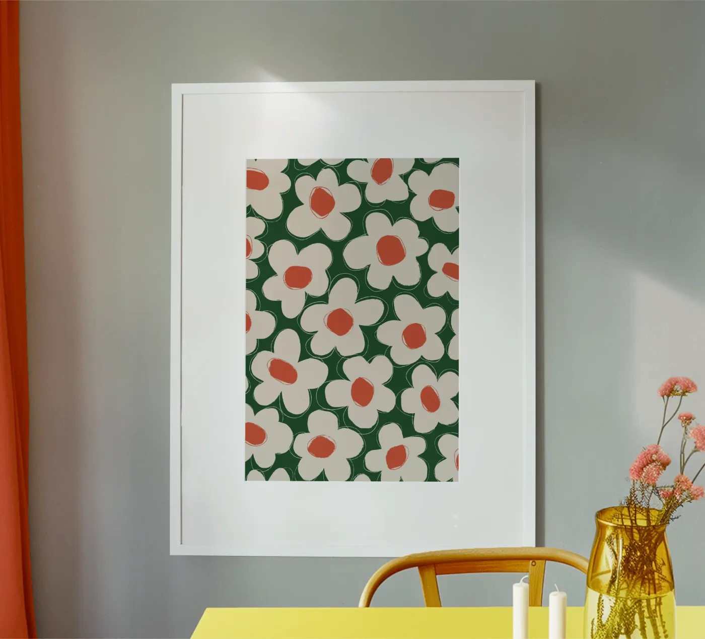 Daisy Pattern poster by treechild
