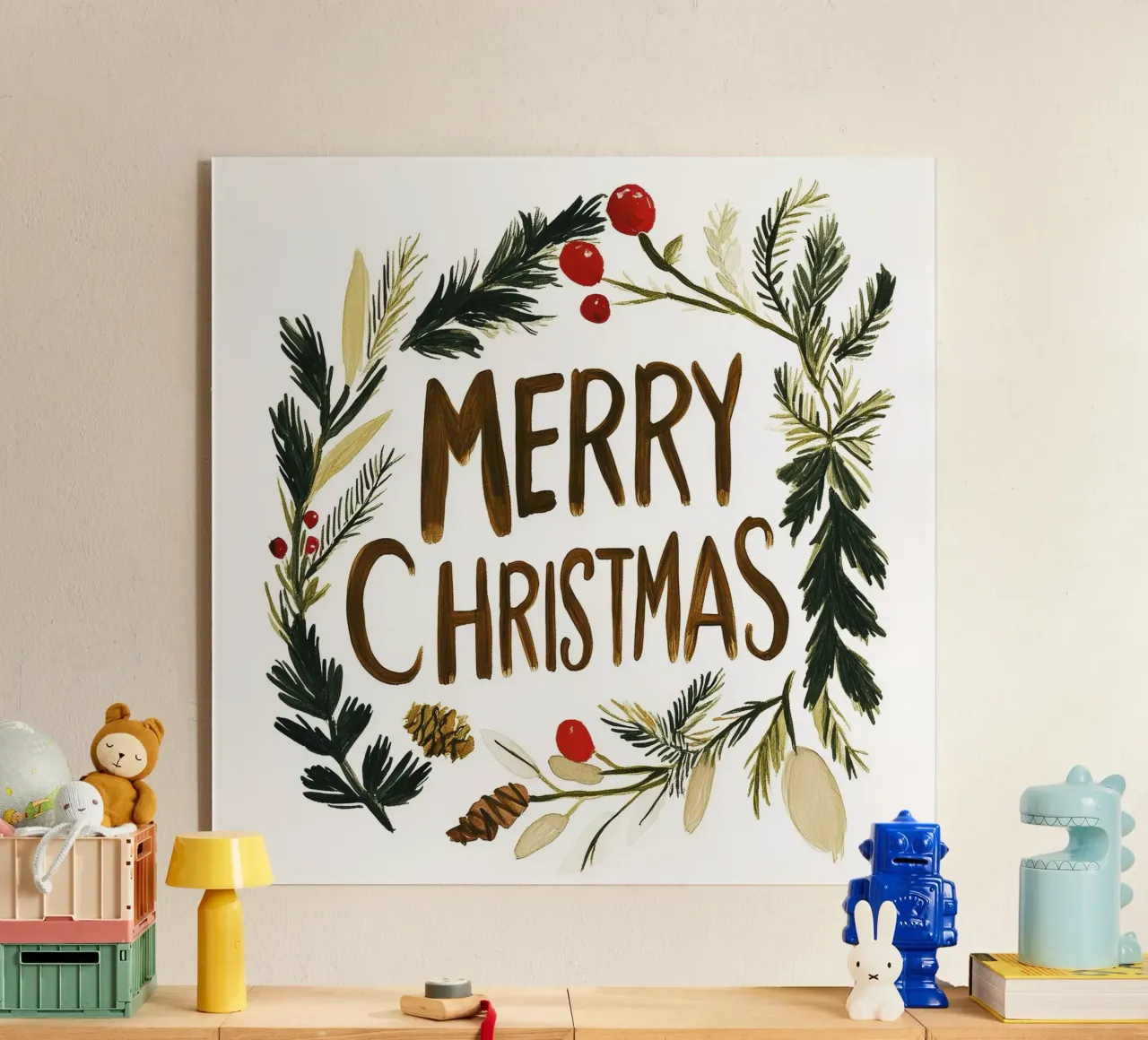 Merry Christmas plexiglass da treechild