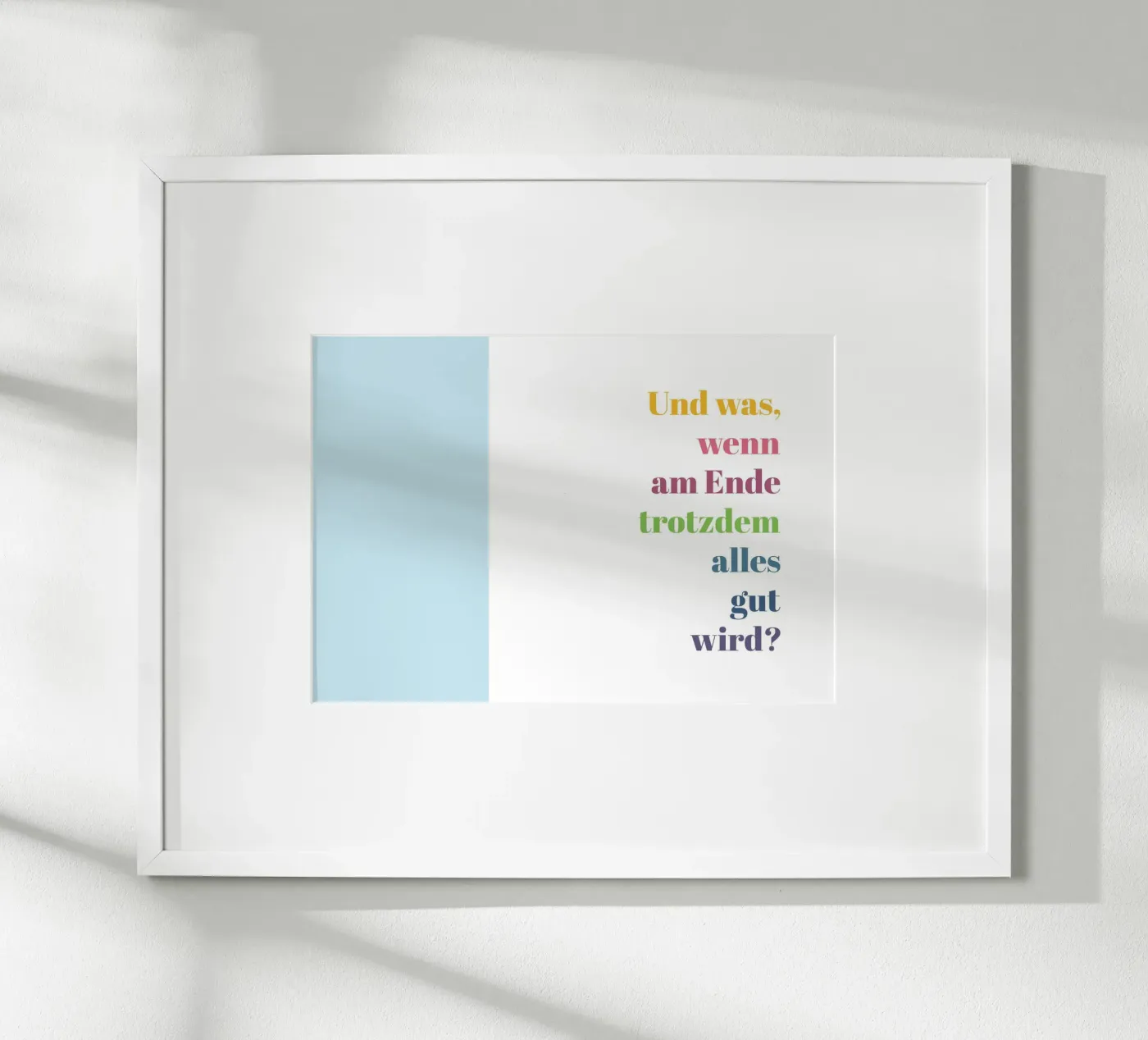Alles gut poster da glueckaufpapier