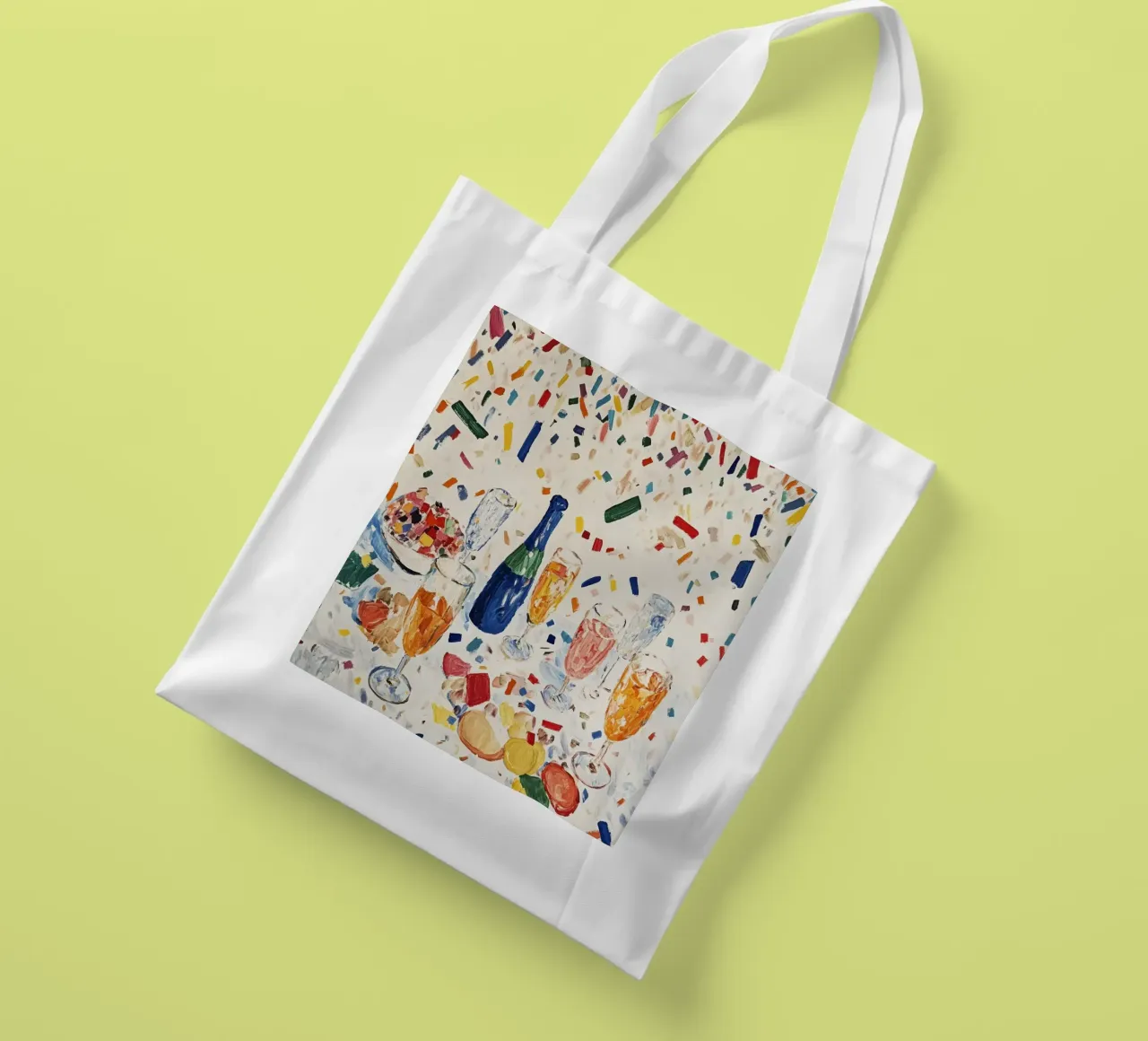 Party Time No 2 borsa in juta da treechild