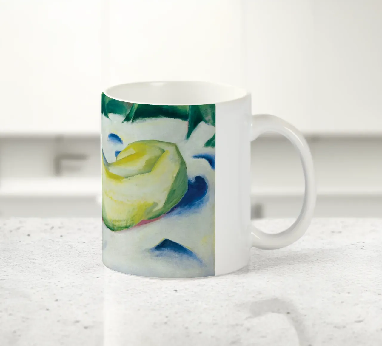 Franz Marc - Cane sdraiato sulla neve tazza in ceramica da ARTOTHEK