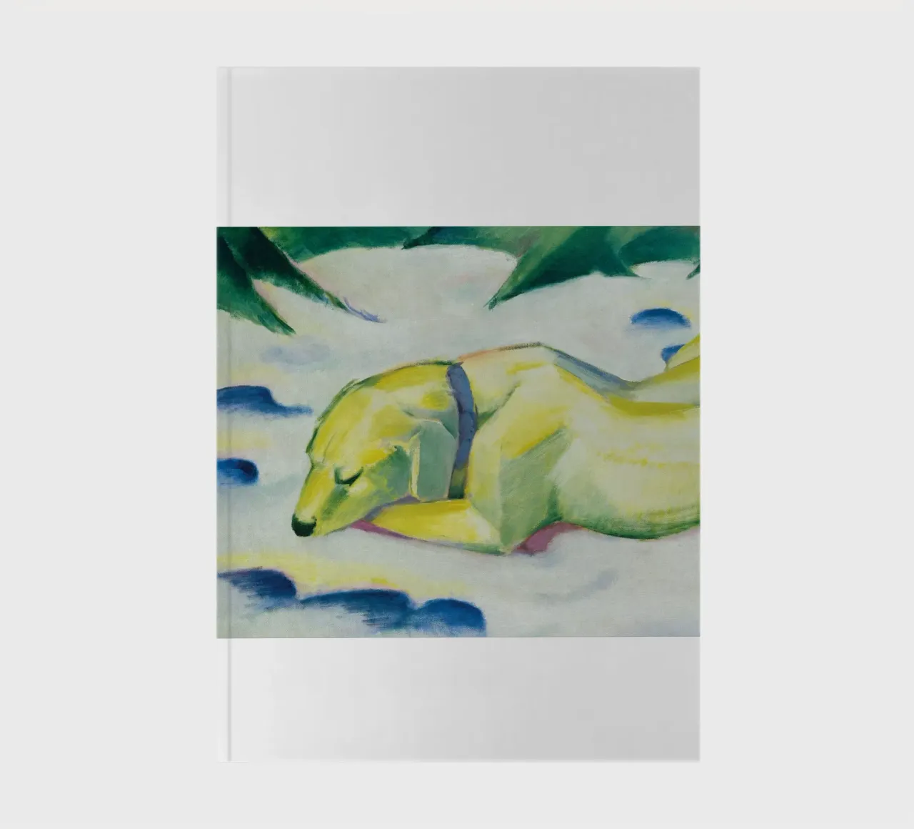 Franz Marc - Dog Lying in the Snow notebook by ARTOTHEK