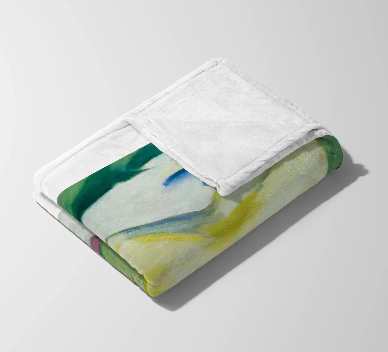 Franz Marc - Cane sdraiato sulla neve coperta in pile da ARTOTHEK