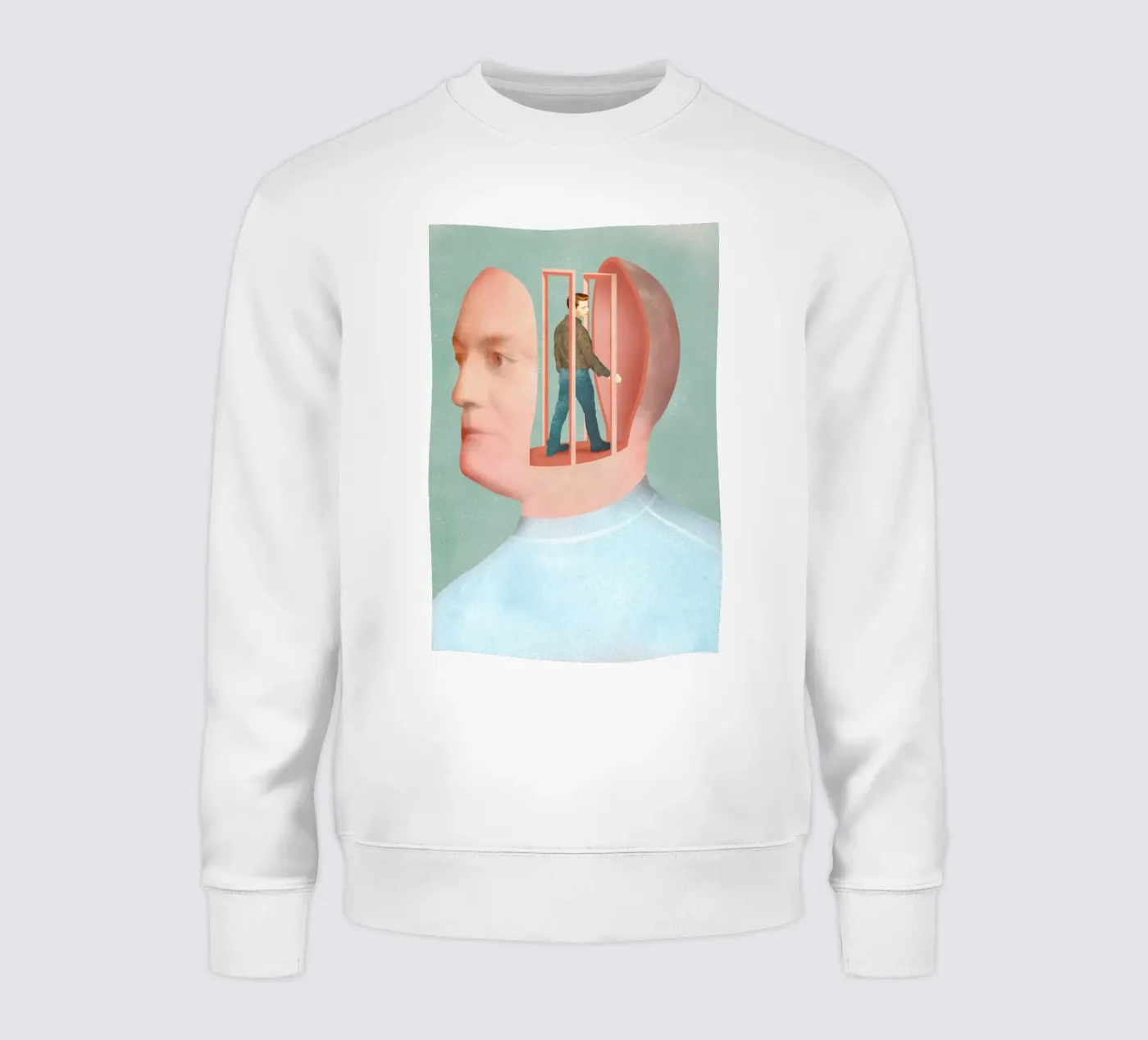 Inside Head sweatshirt van Ellen Weinstein