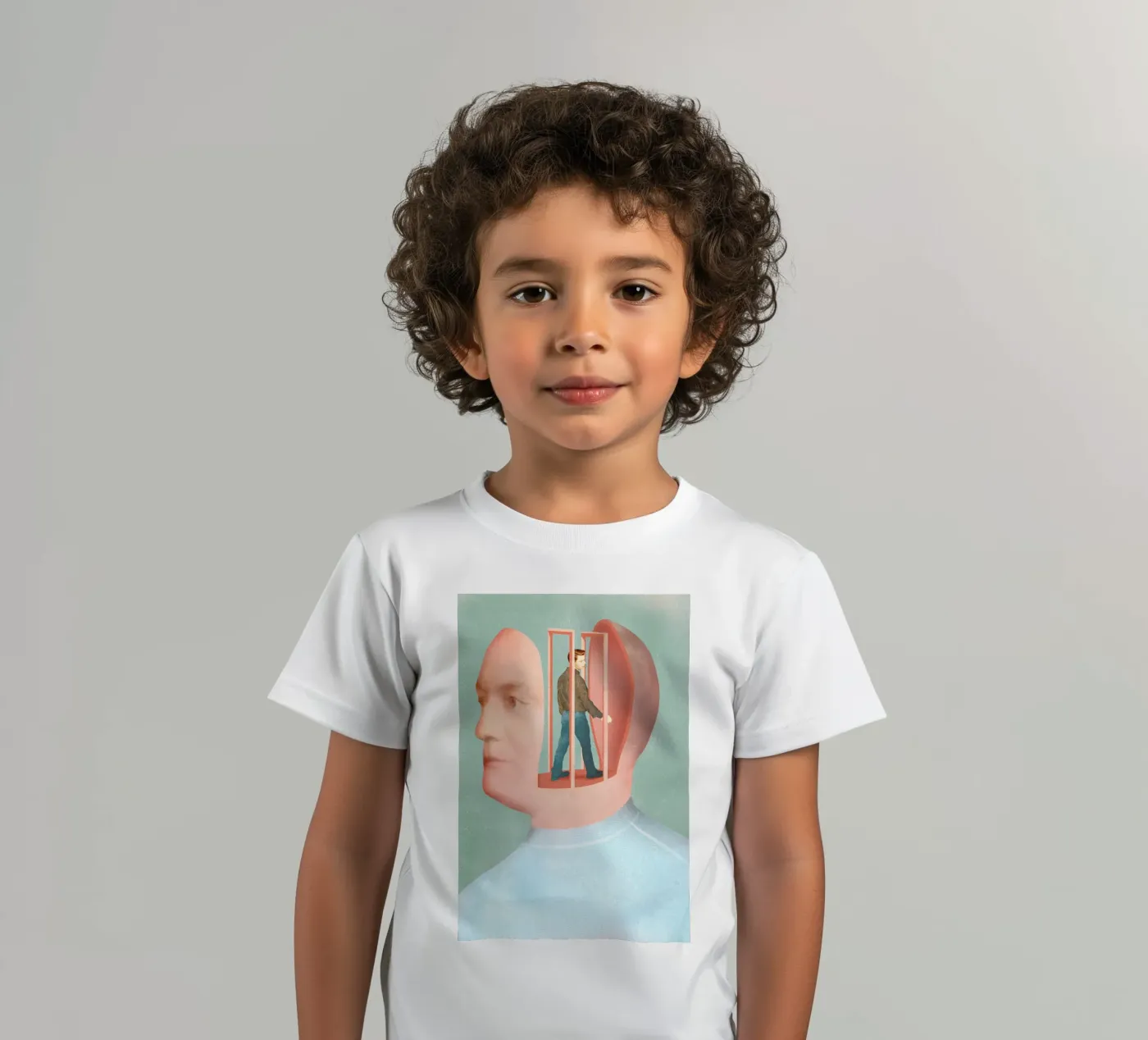 Inside Head kinder t-shirt van Ellen Weinstein
