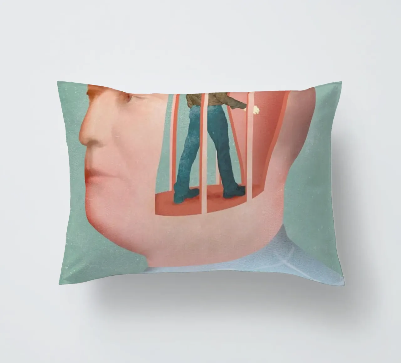 Inside Head cuscino da Ellen Weinstein