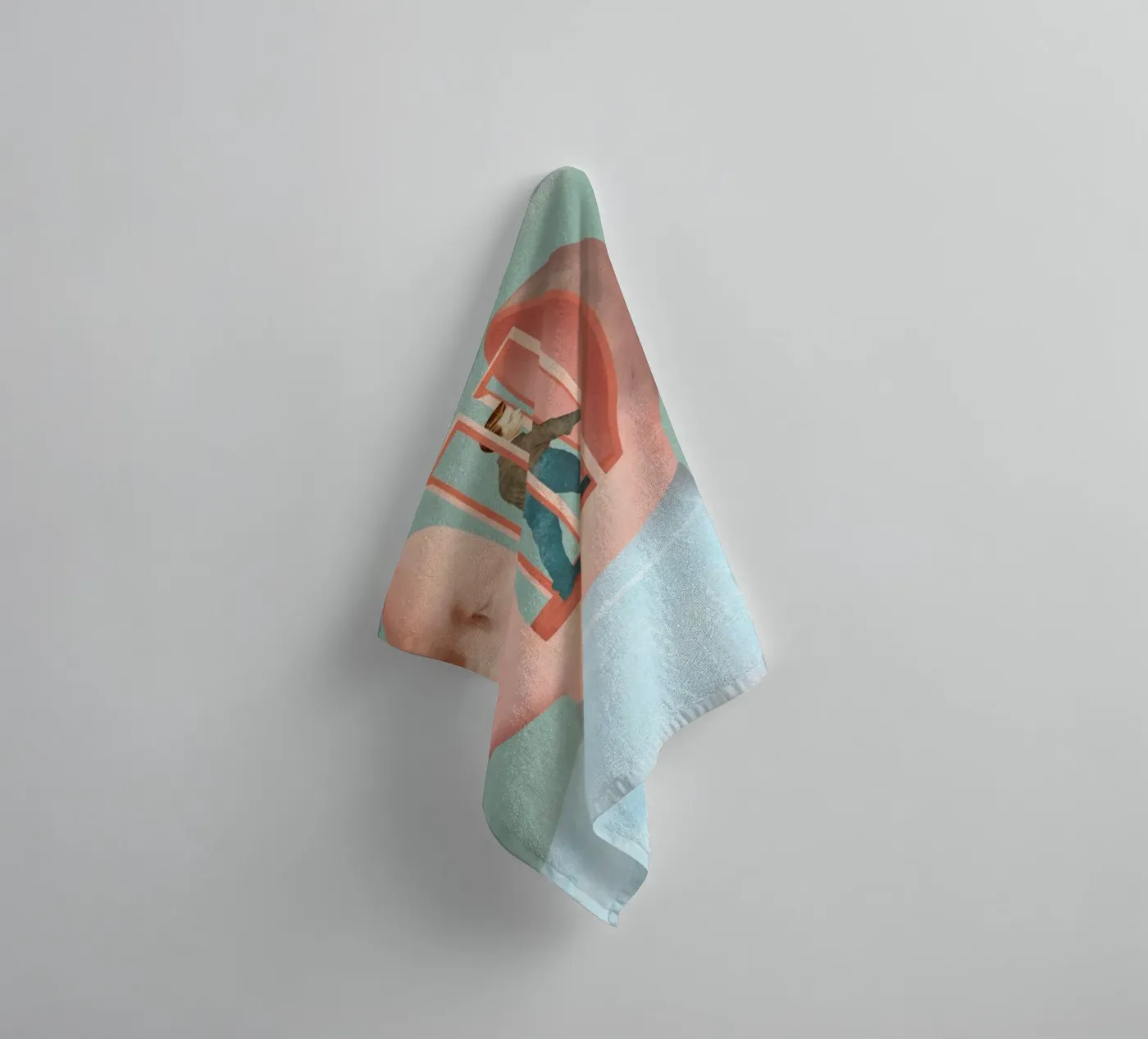 Inside Head badhanddoek van Ellen Weinstein