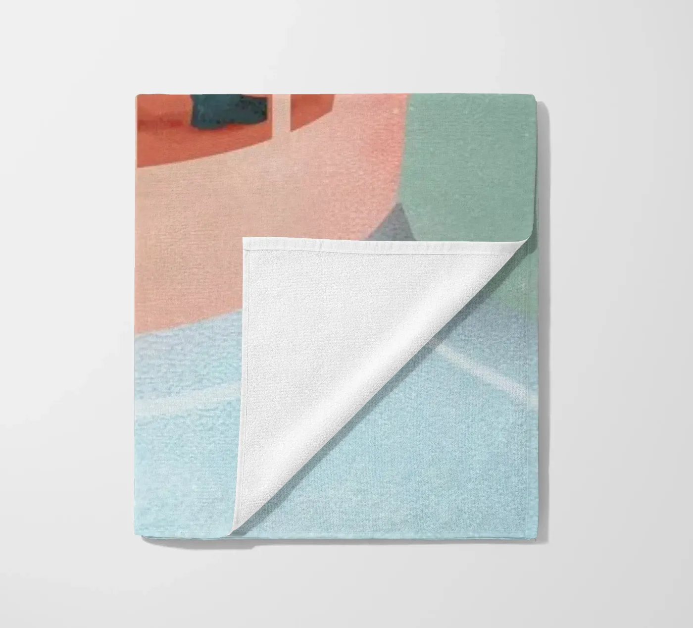 Inside Head beach towel by Ellen Weinstein