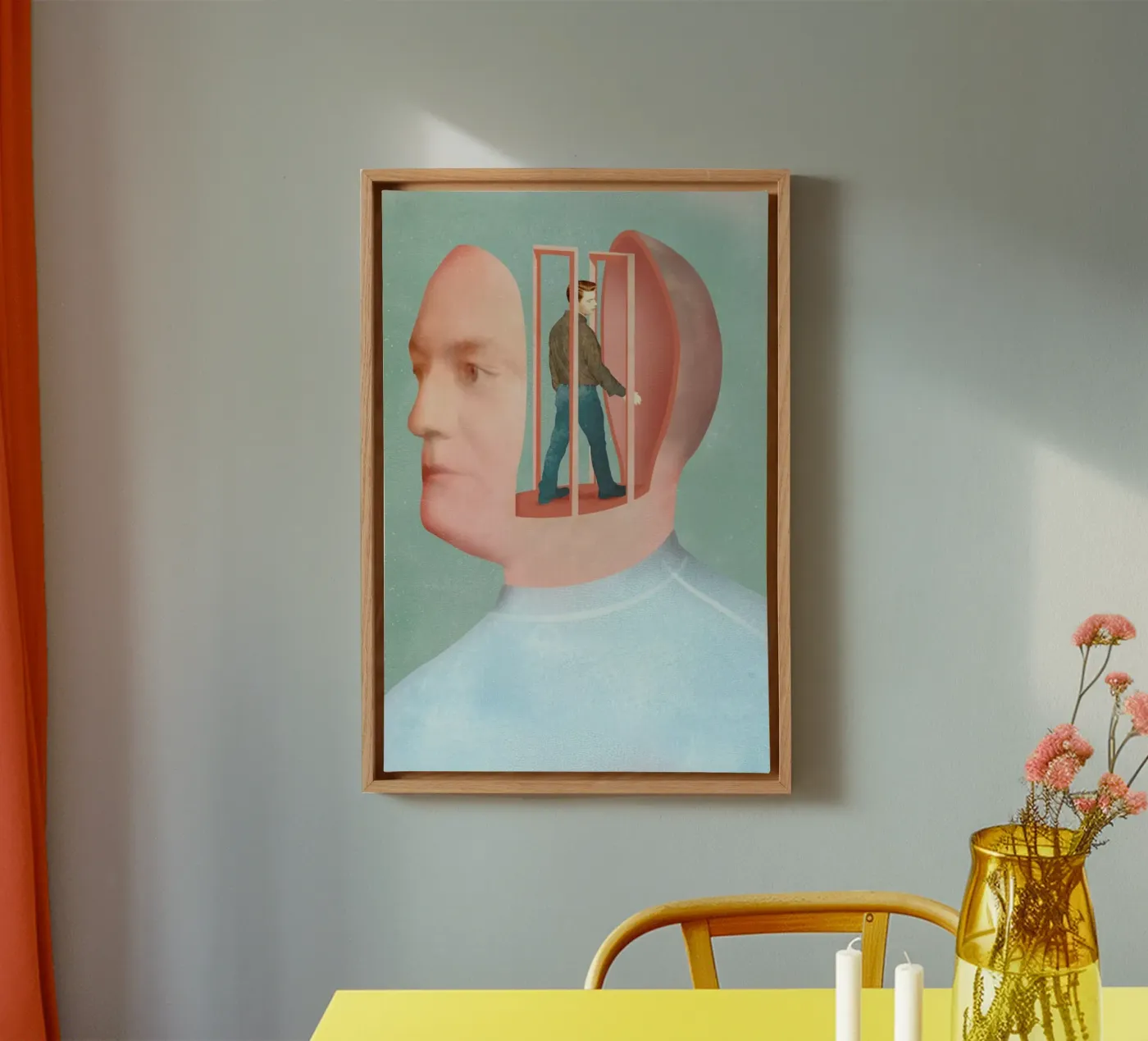 Inside Head toile de Ellen Weinstein