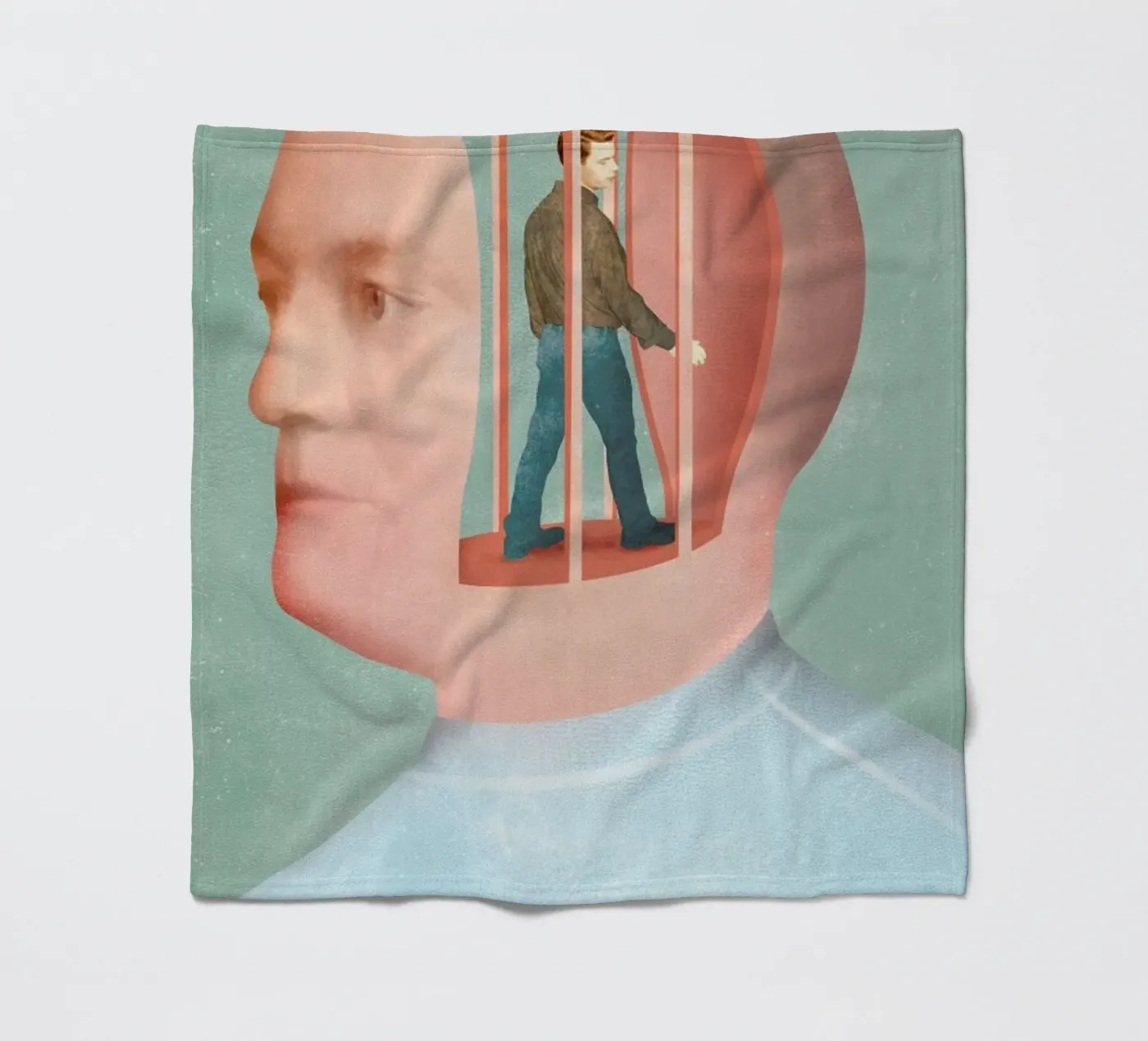 Inside Head Fleecedecke von Ellen Weinstein