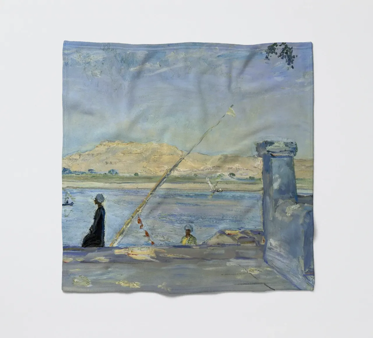 Max Slevogt - Mattina a Luxor coperta in pile da ARTOTHEK