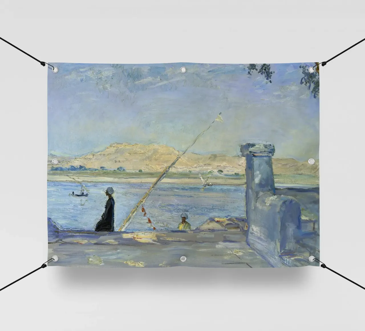 Max Slevogt - Mattina a Luxor telo in pvc da ARTOTHEK