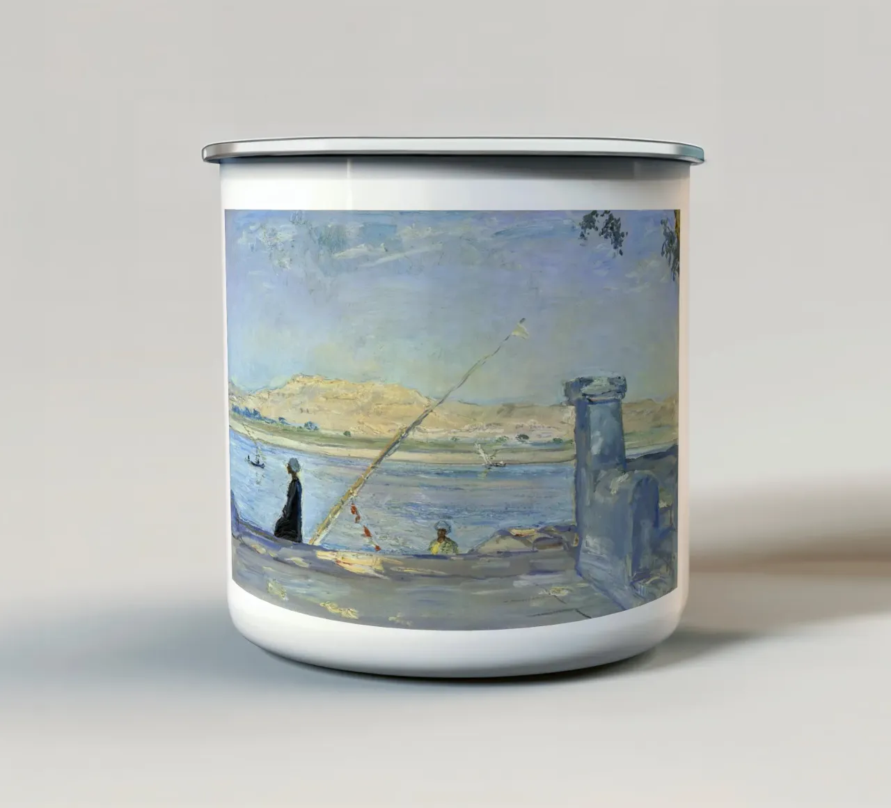 Max Slevogt - Mattina a Luxor tazza in smalto da ARTOTHEK