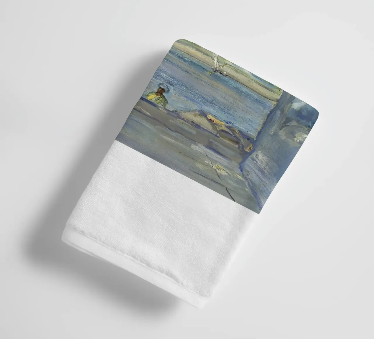 Max Slevogt - Mattina a Luxor asciugamano da bagno da ARTOTHEK
