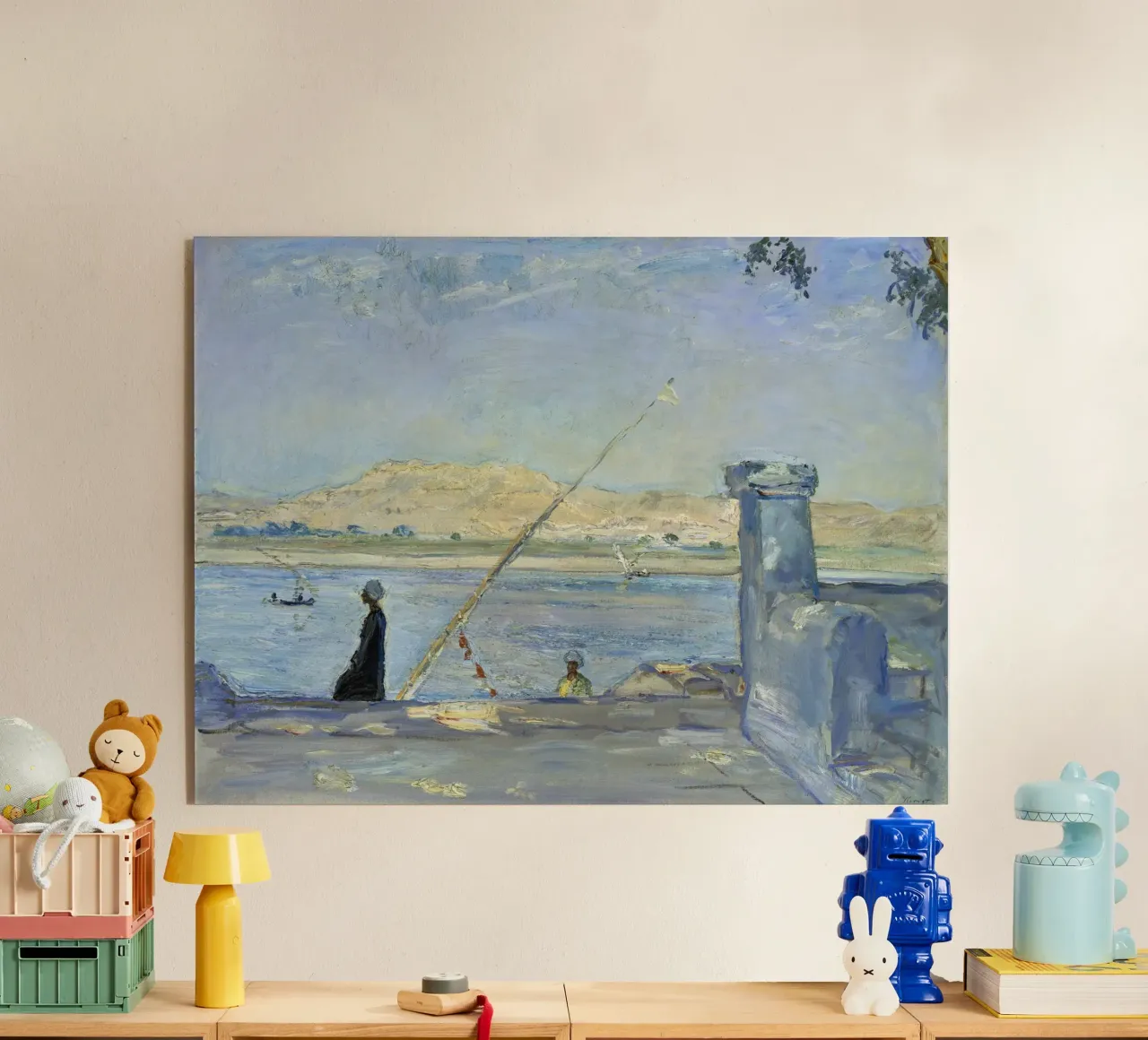 Max Slevogt - Mattina a Luxor plexiglass da ARTOTHEK
