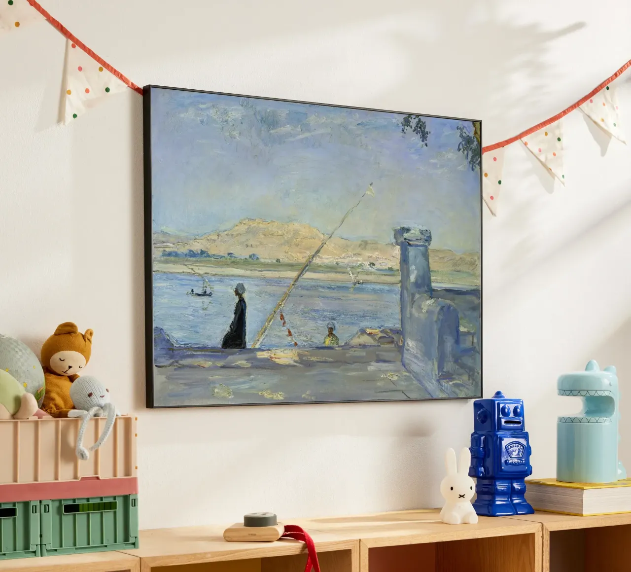 Max Slevogt - Mattina a Luxor alluminio dibond da ARTOTHEK