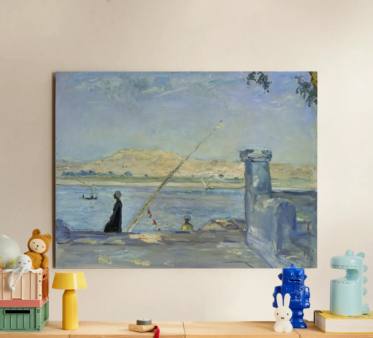 Max Slevogt - Mattina a Luxor alluminio dibond da ARTOTHEK
