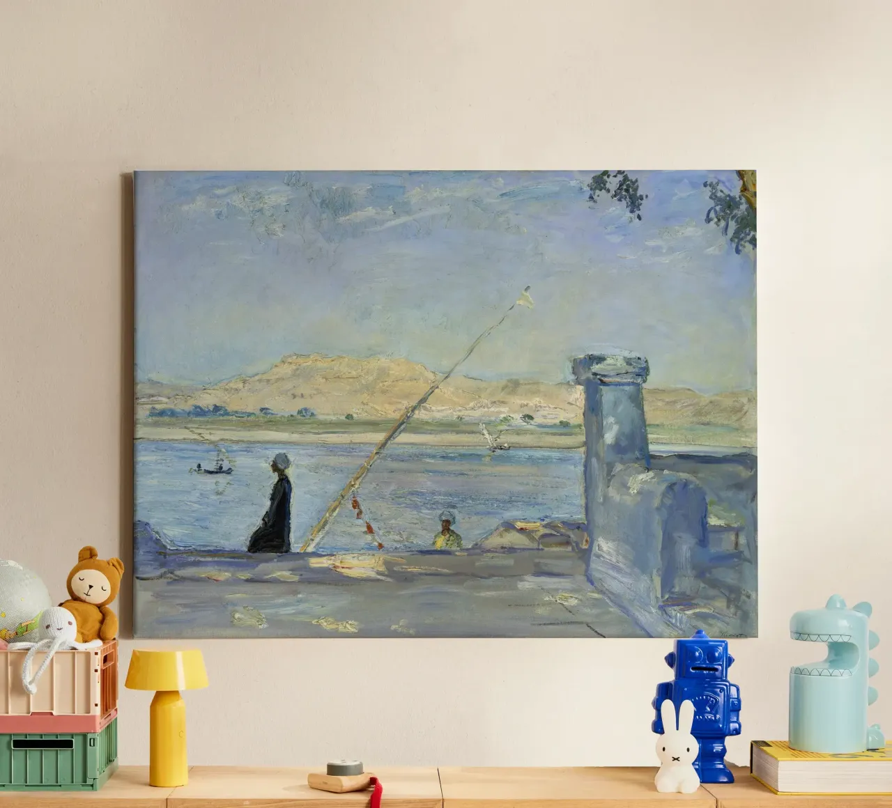 Max Slevogt - Mattina a Luxor tela con Cornice a cassetta da ARTOTHEK