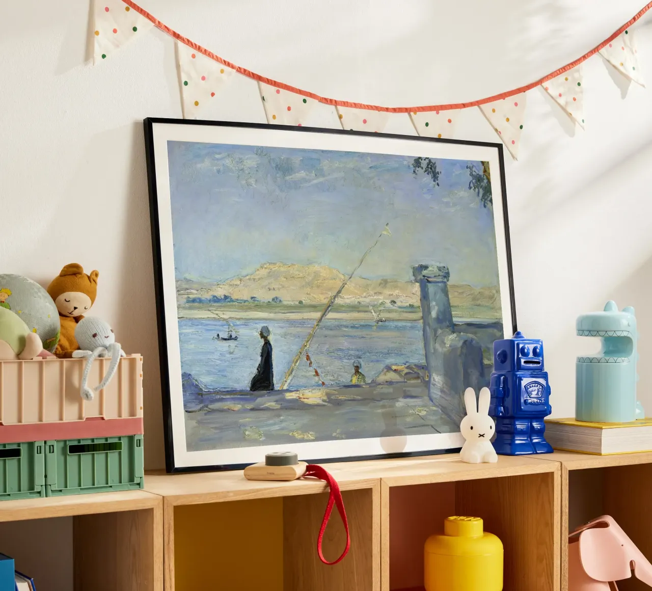 Max Slevogt - Mattina a Luxor poster con telaio in plastica da ARTOTHEK