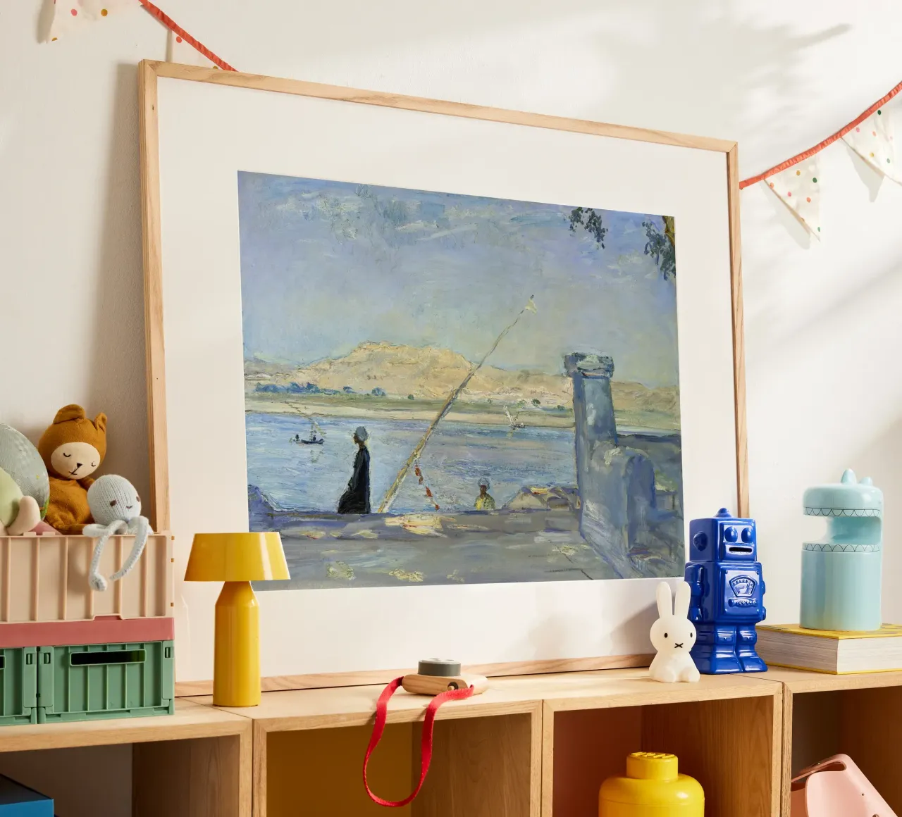 Max Slevogt - Mattina a Luxor poster con telaio in plastica da ARTOTHEK