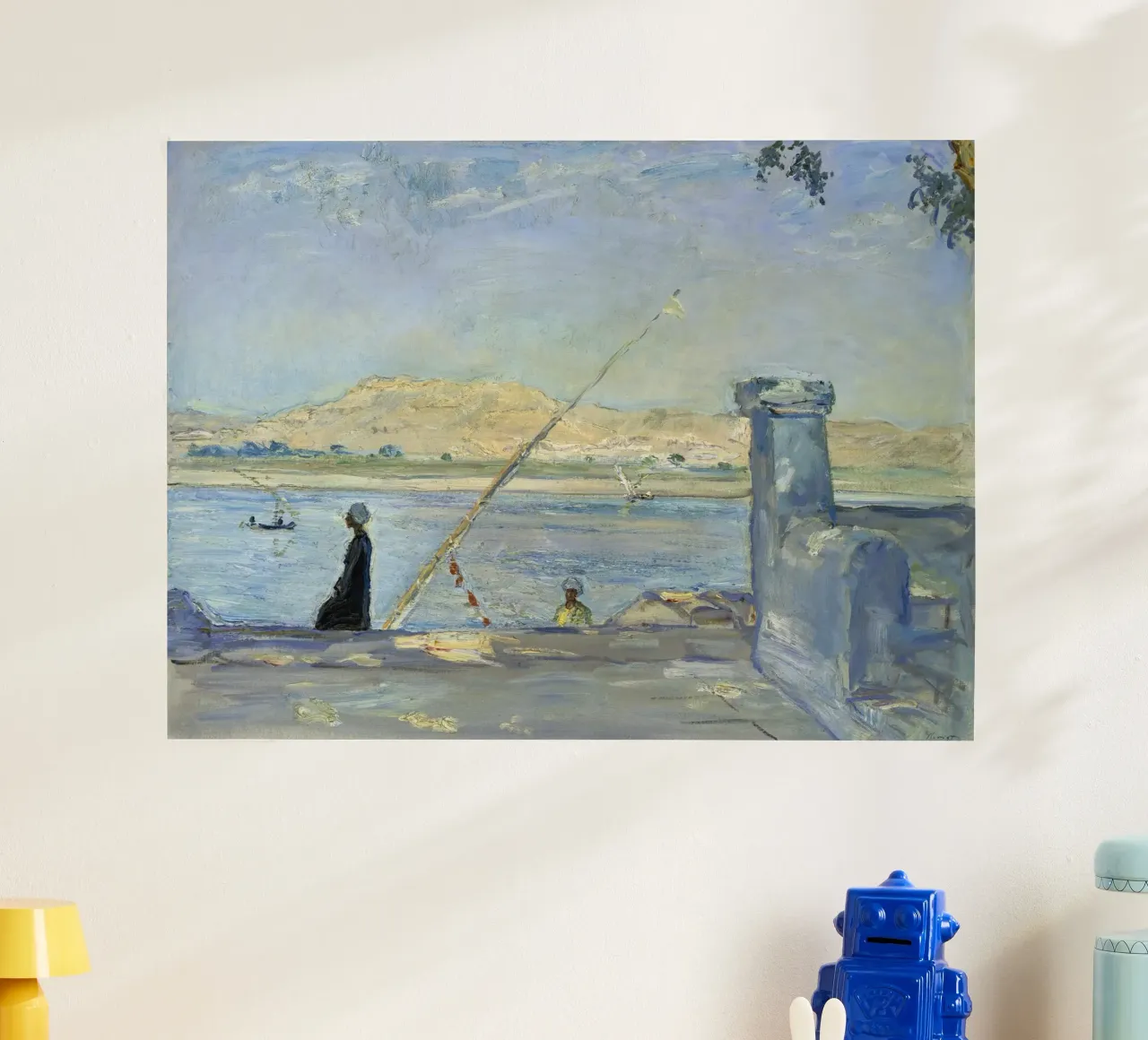 Max Slevogt - Mattina a Luxor poster con telaio in plastica da ARTOTHEK