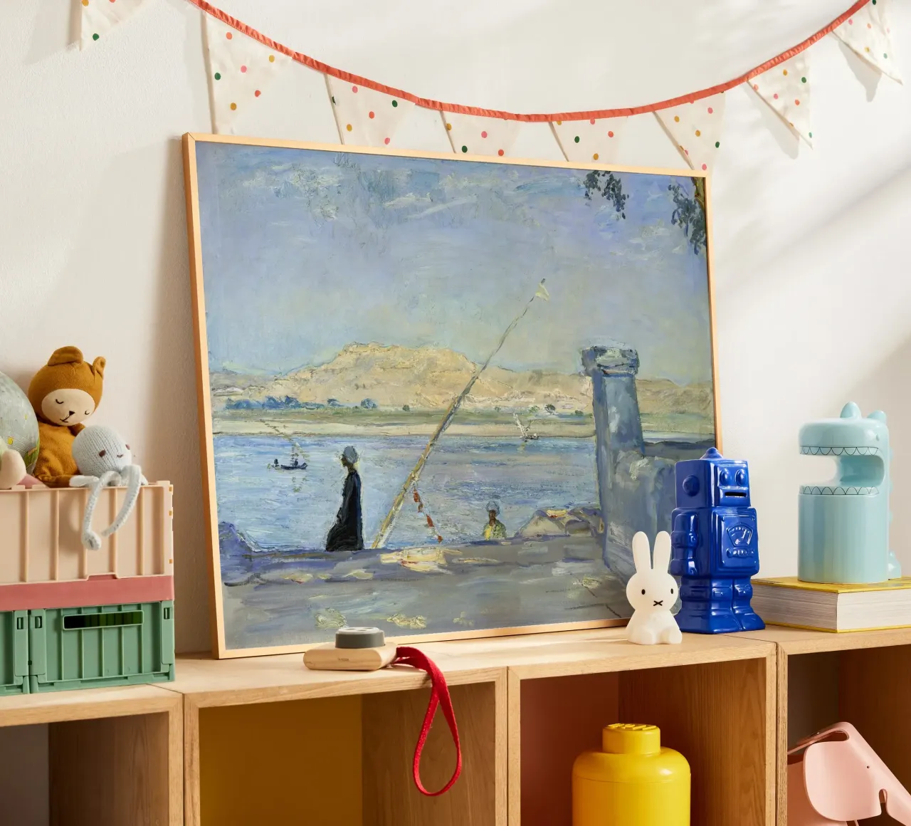 Max Slevogt - Mattina a Luxor poster con telaio in plastica da ARTOTHEK