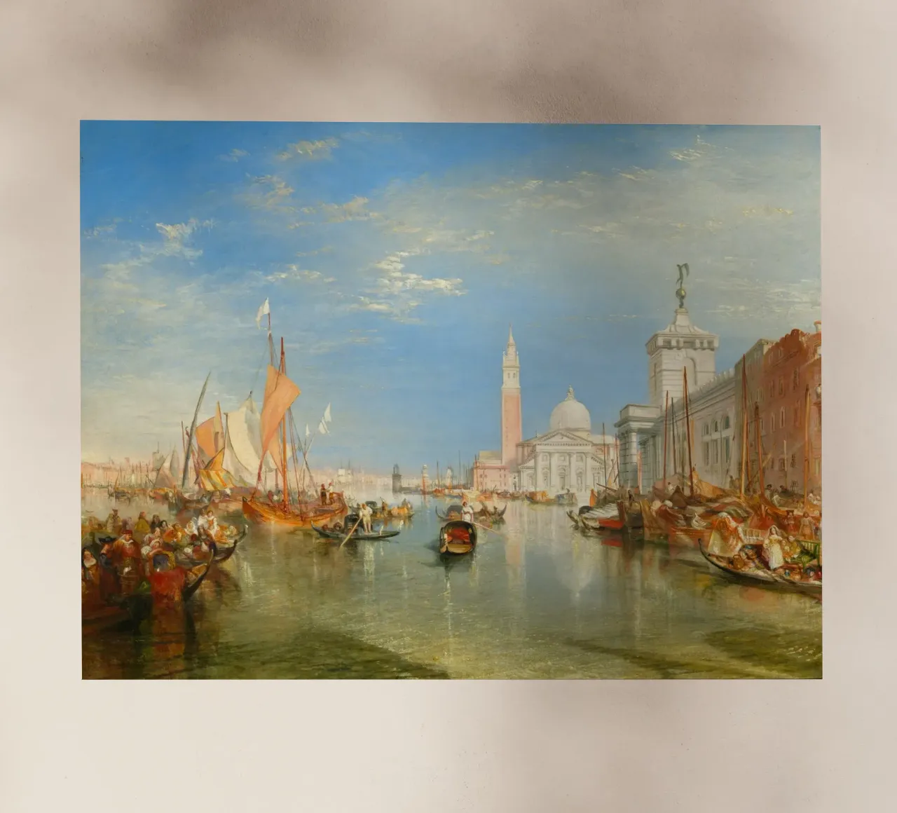 Turner - The Dogana and San Giorgio Maggiore in Venice pellicola backlit da ARTOTHEK