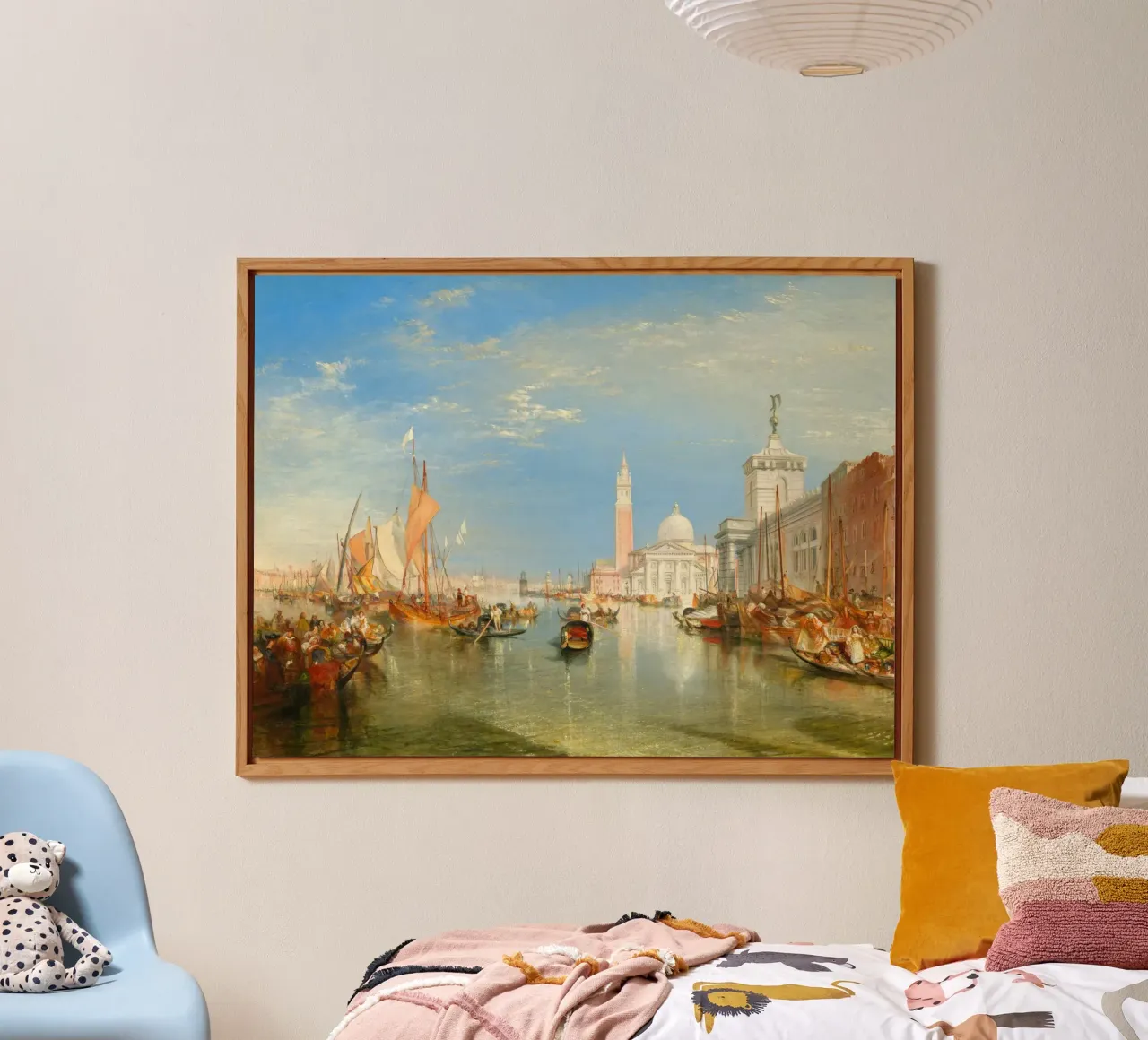 Turner - The Dogana and San Giorgio Maggiore in Venice alluminio dibond da ARTOTHEK