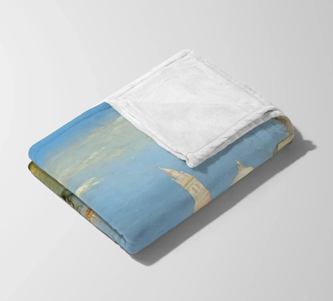 Turner - The Dogana and San Giorgio Maggiore in Venice coperta in pile da ARTOTHEK