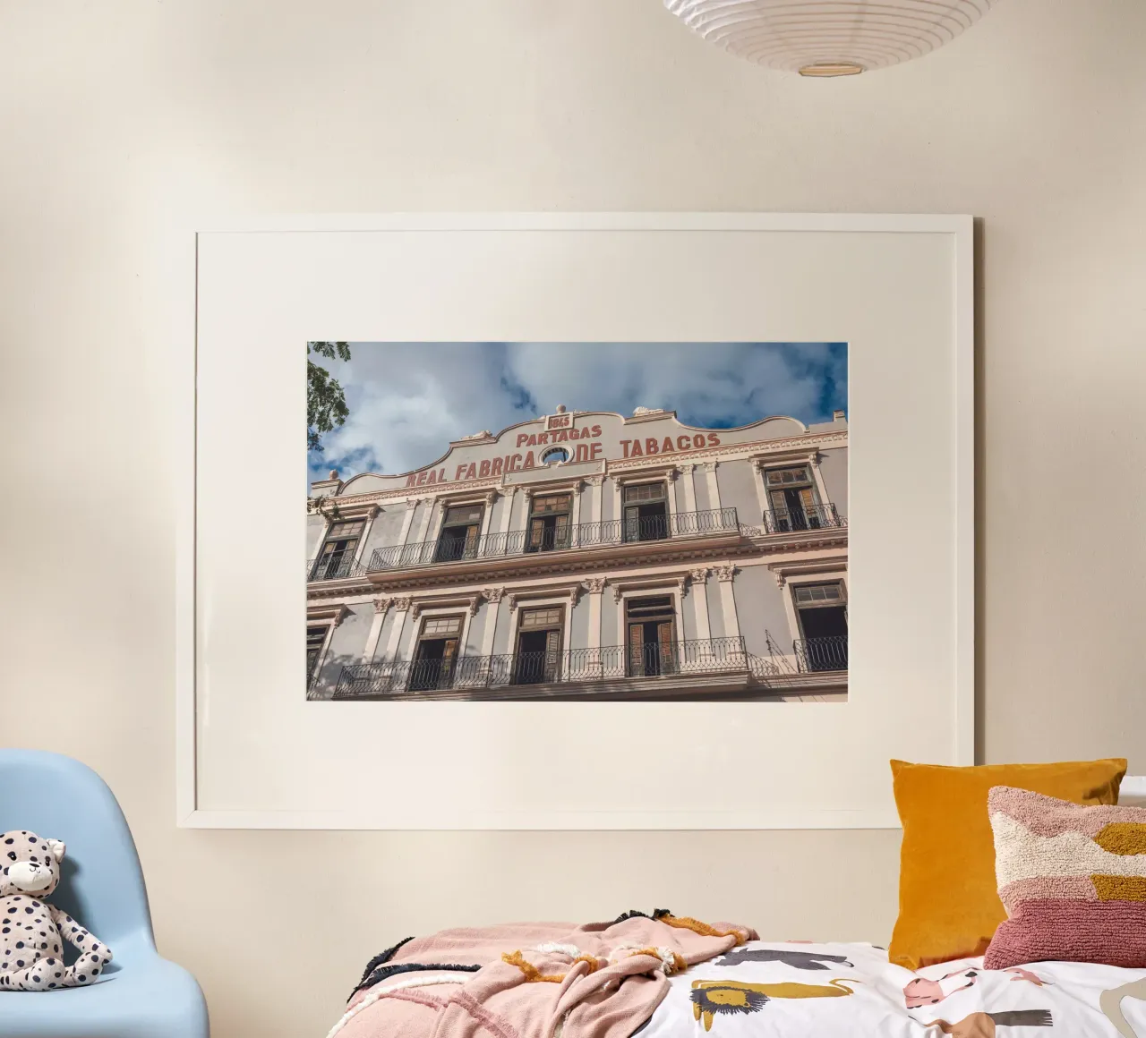 Partagas Tabacos poster con telaio in legno da Dave Hare Photography