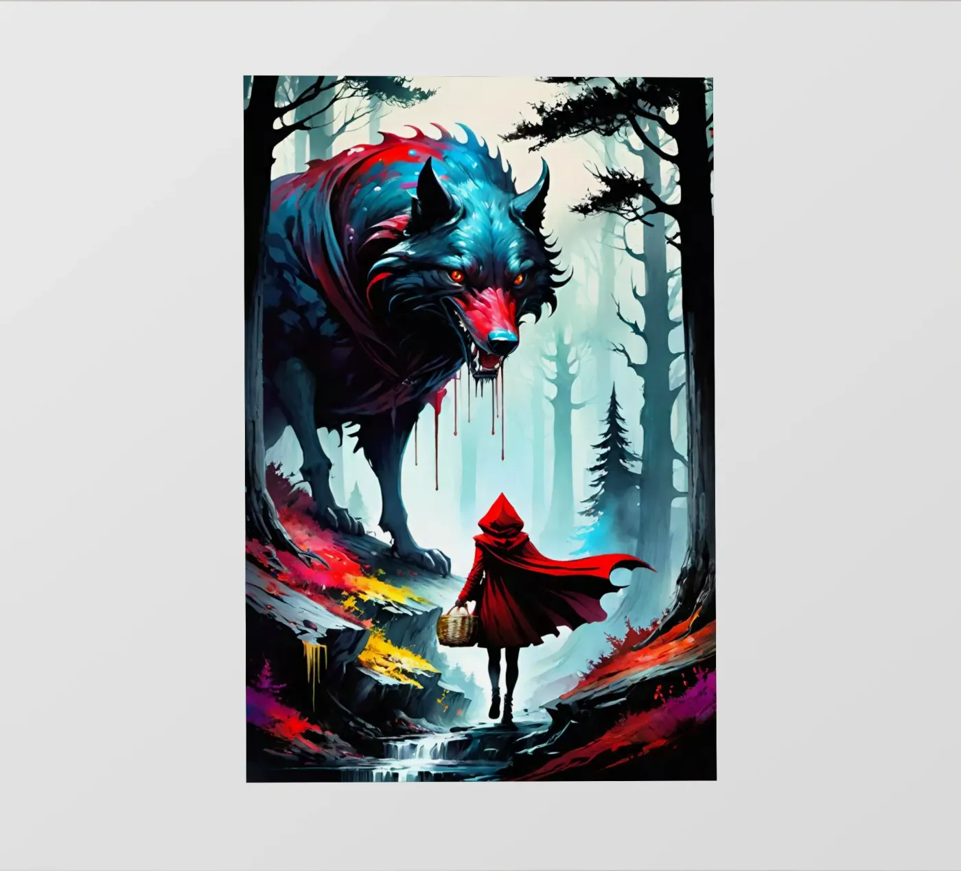 Wolfsbrut fotobehang van Eni Brandon