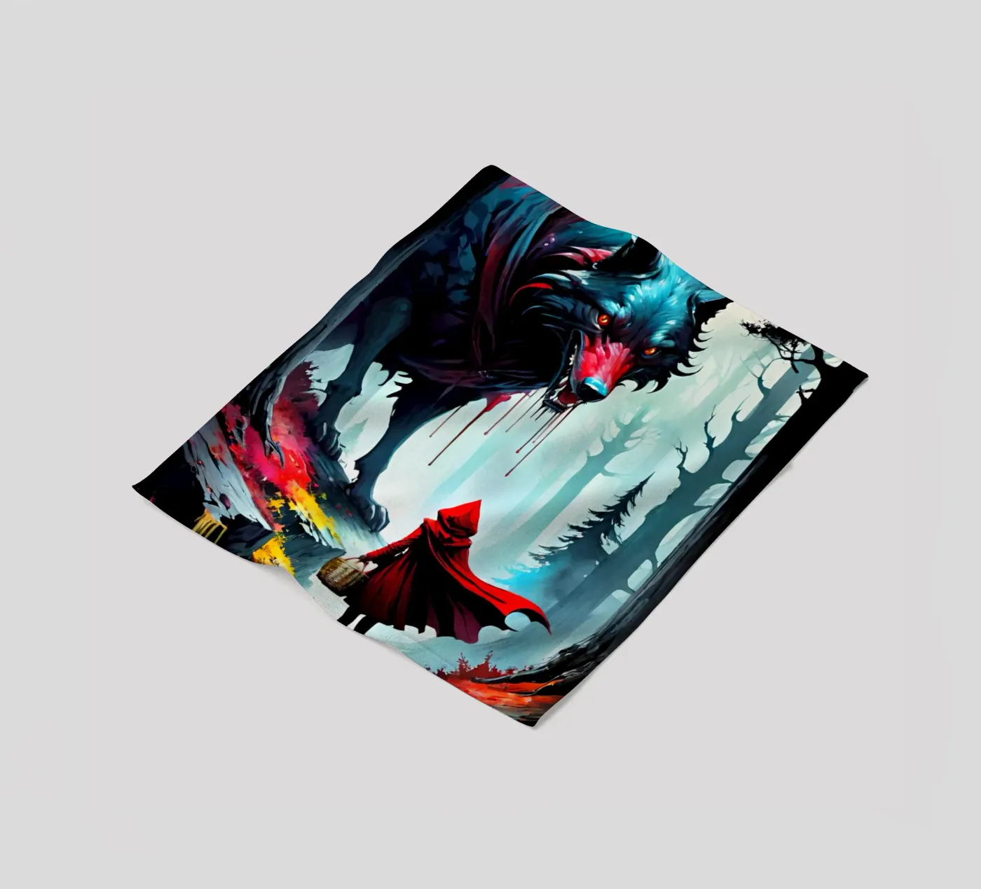 Wolfsbrut Fleecedecke von Eni Brandon